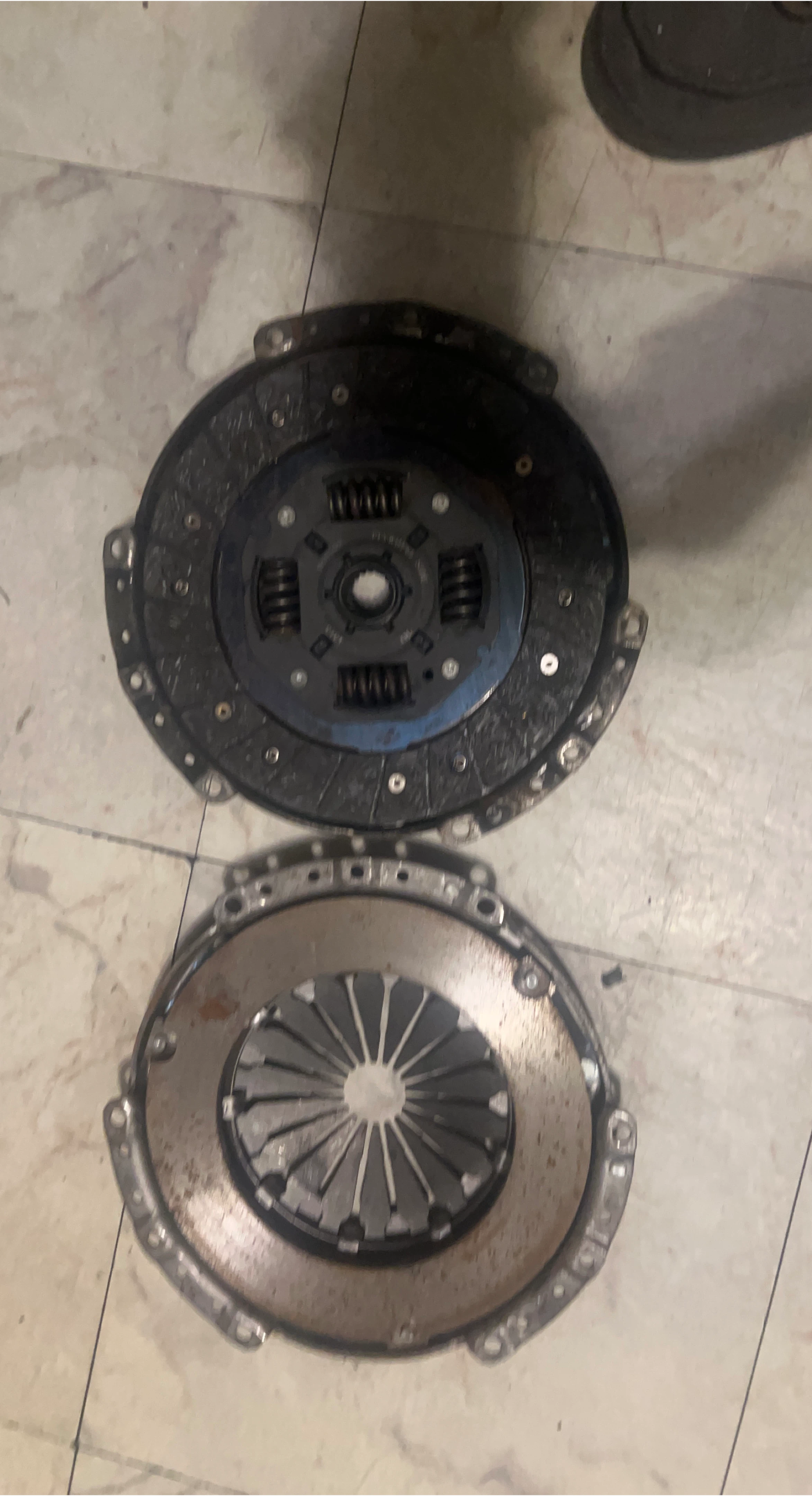 Used Clutch Disc and Pressure Plate