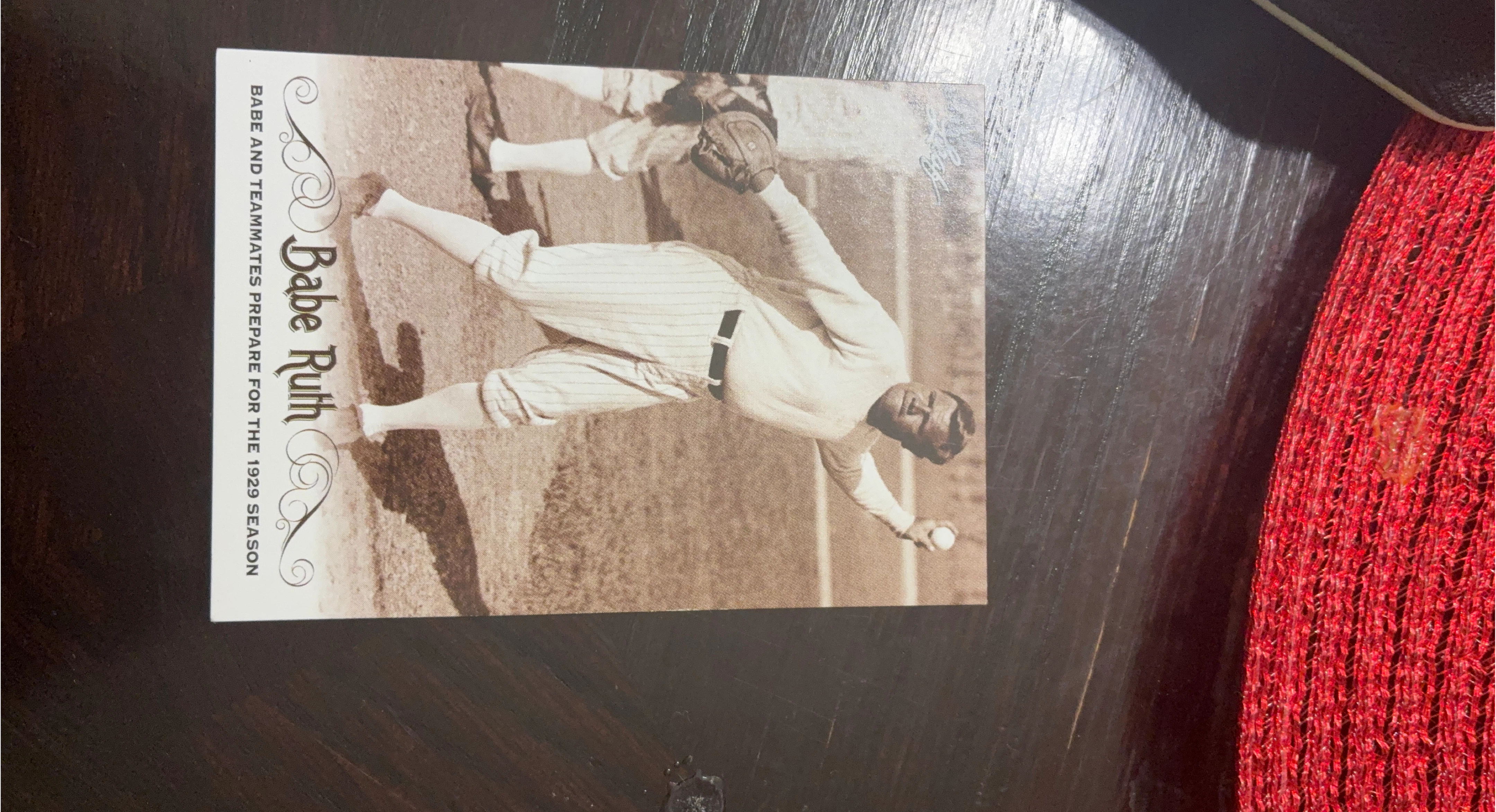 Babe Ruth Baseball Card thumbnail