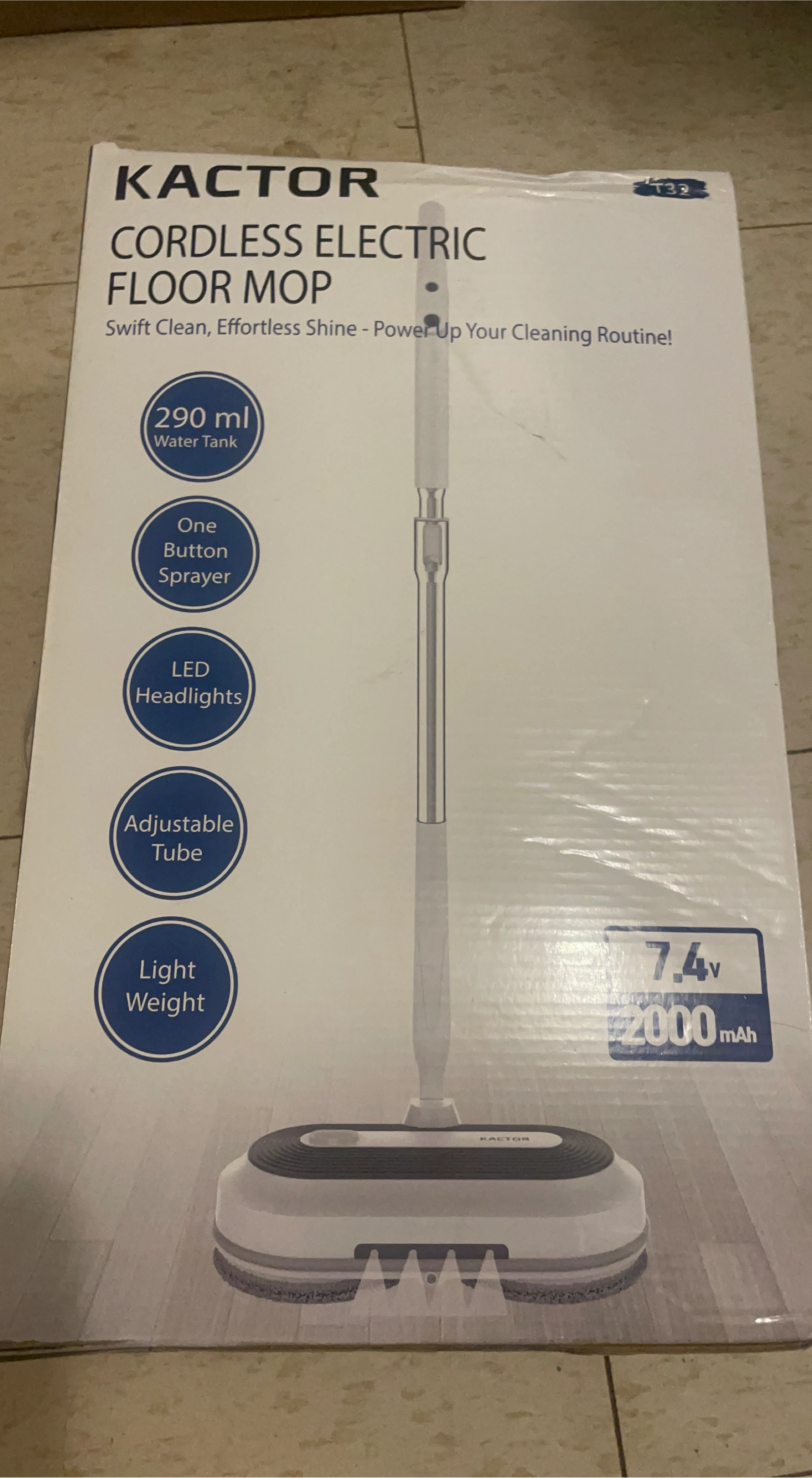 Kactor Cordless Electric Floor Mop thumbnail