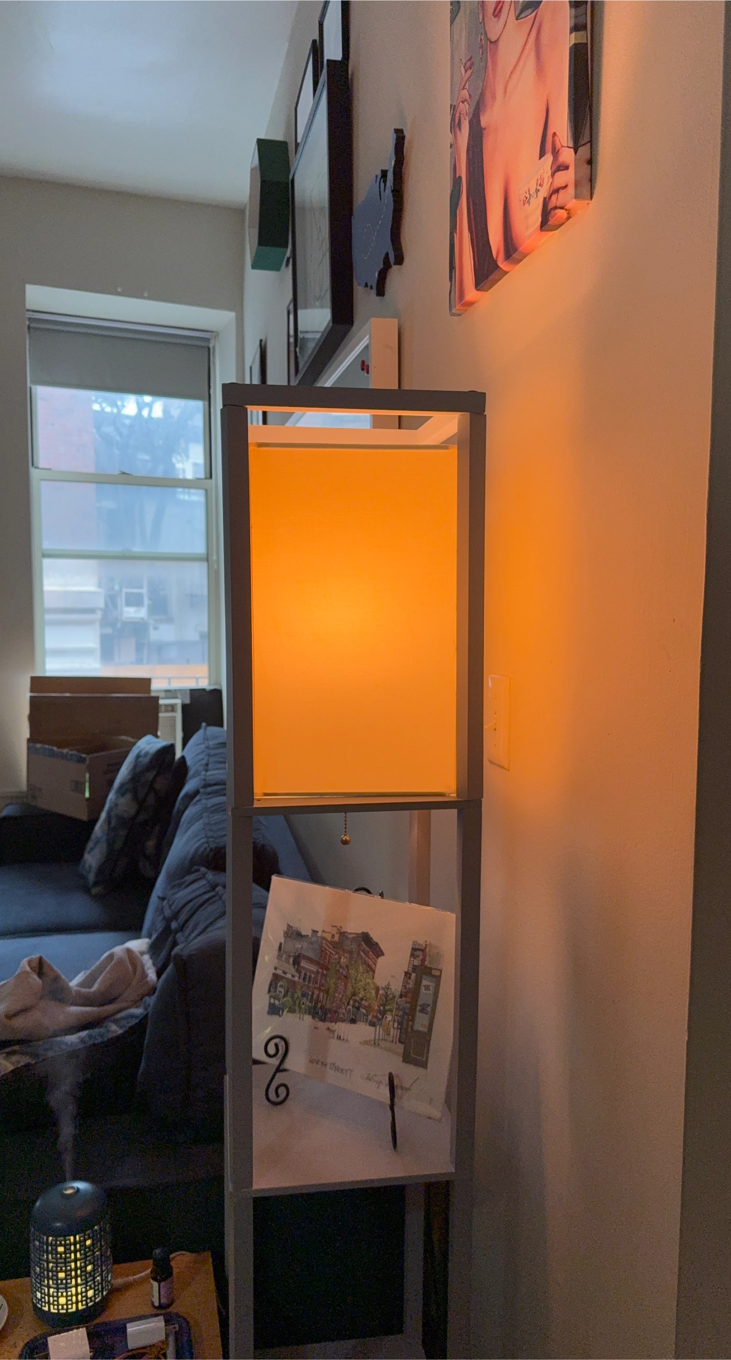 Floor Lamp with Shelves - photo 3