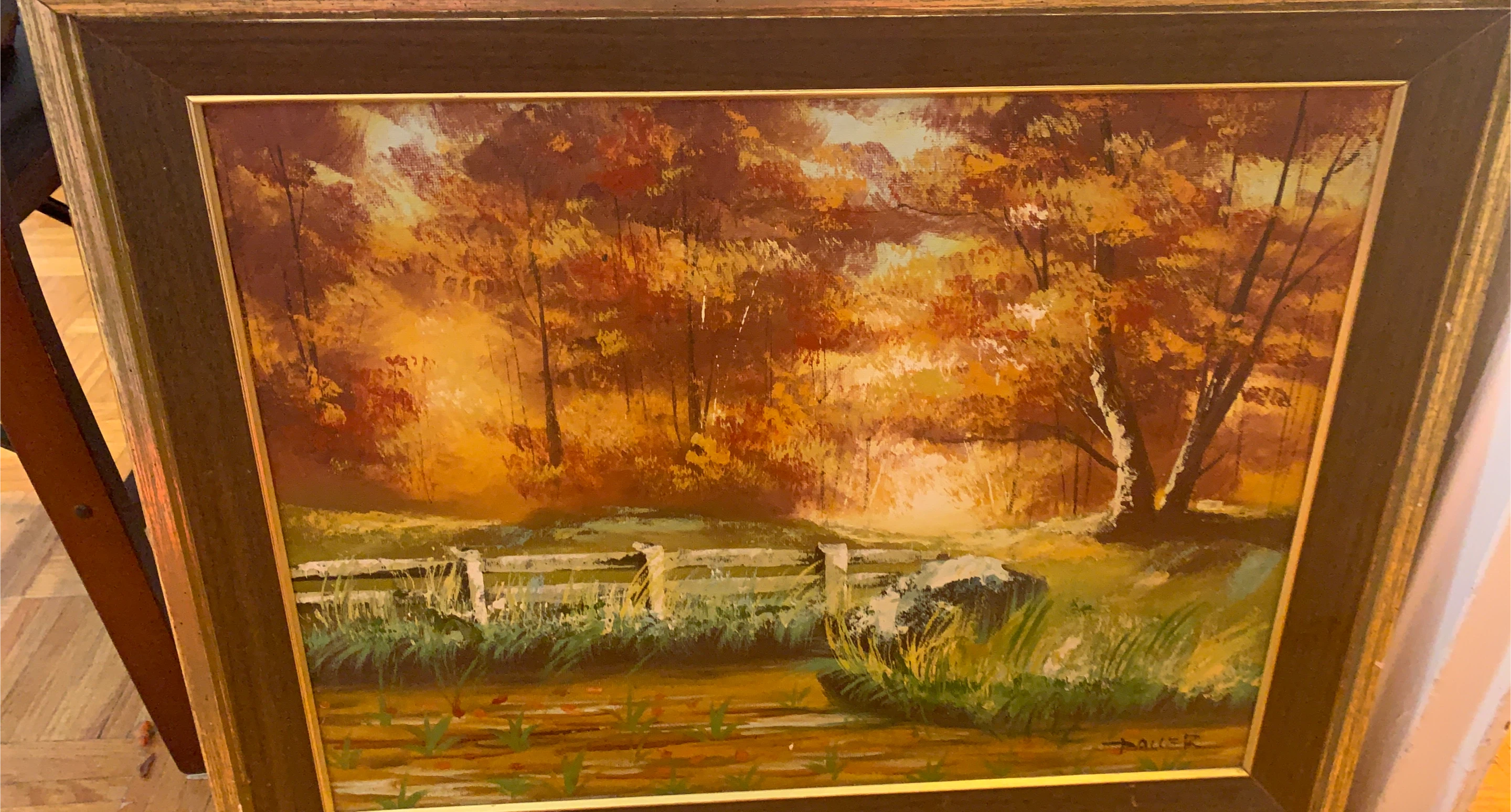 Framed Landscape Painting thumbnail