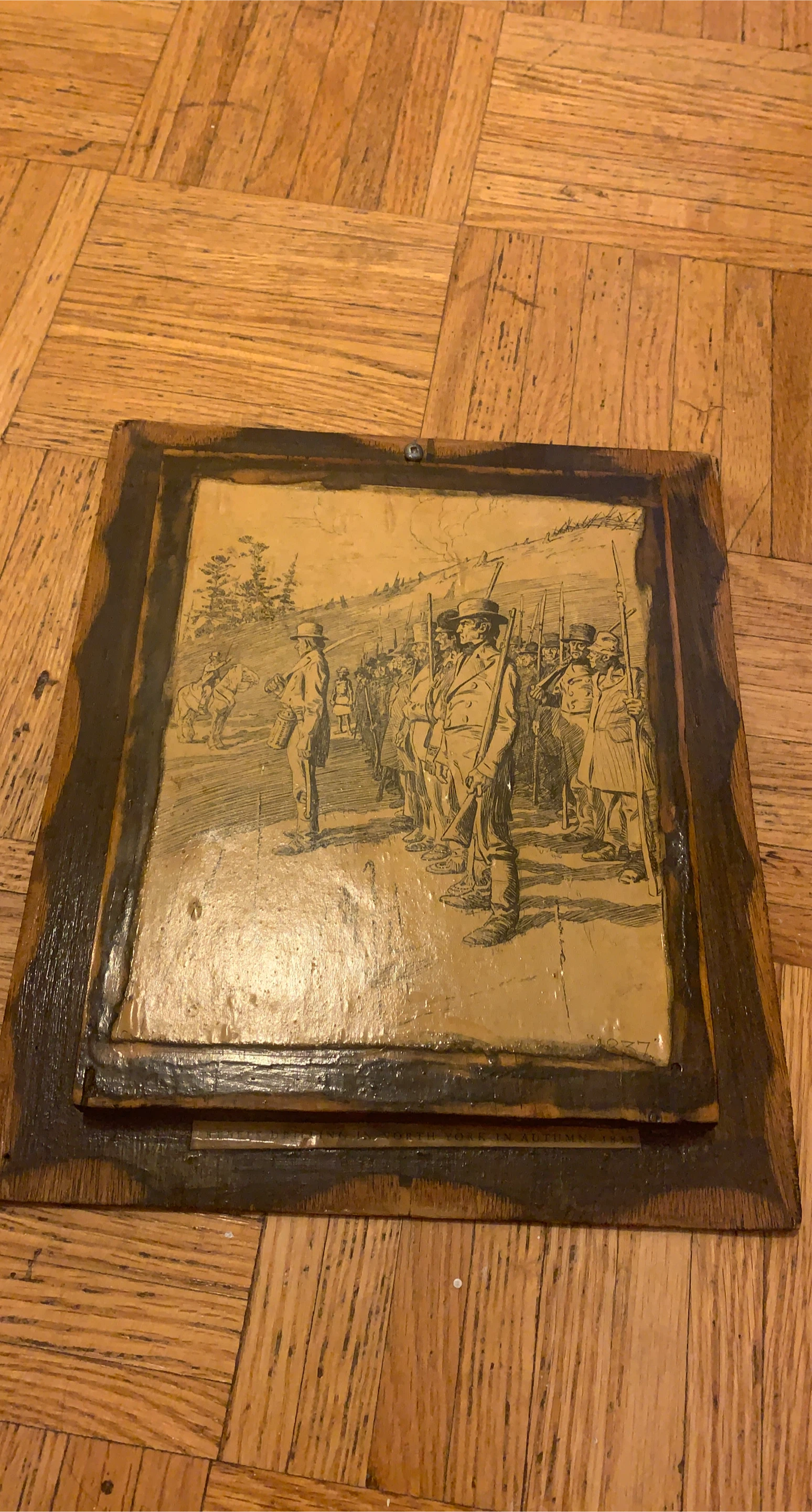 Framed Print - The North York in Autumn, 1842 thumbnail