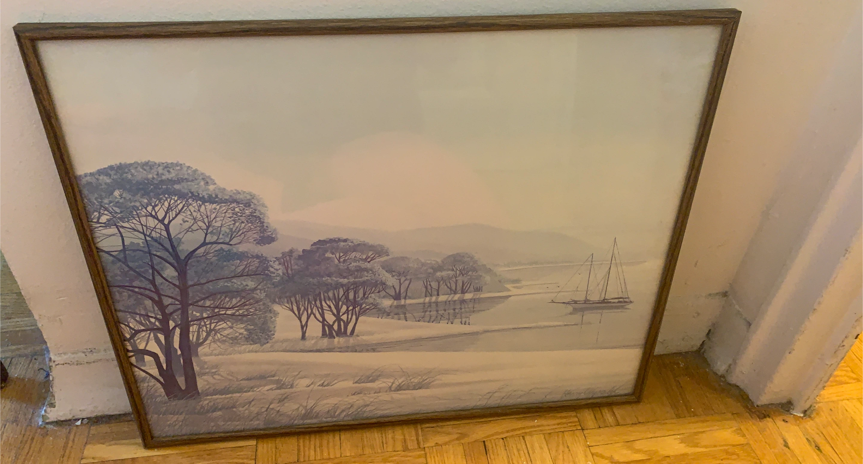 Framed Landscape Print thumbnail