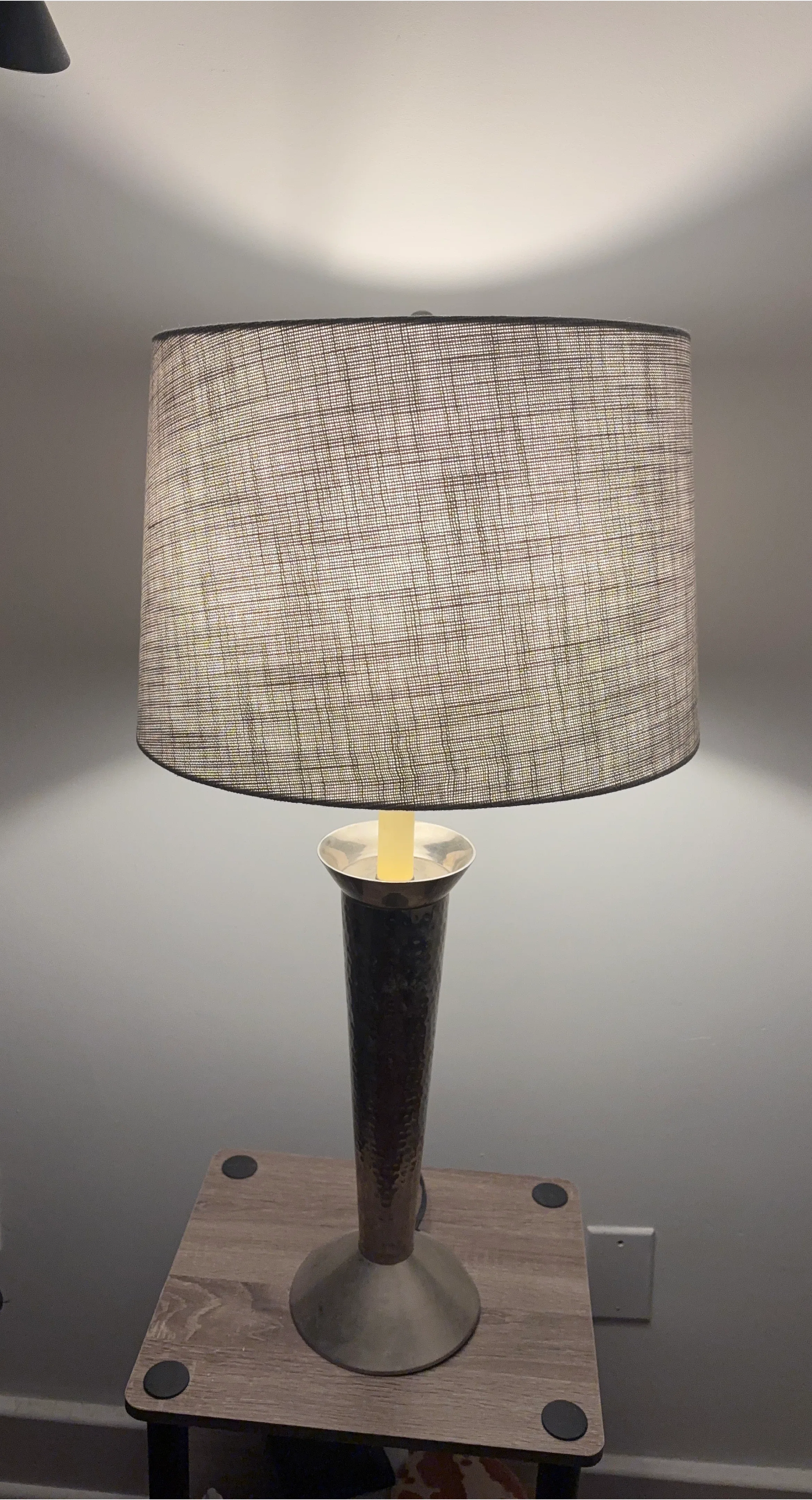 Table Lamp with Textured Shade Purchased From Macy