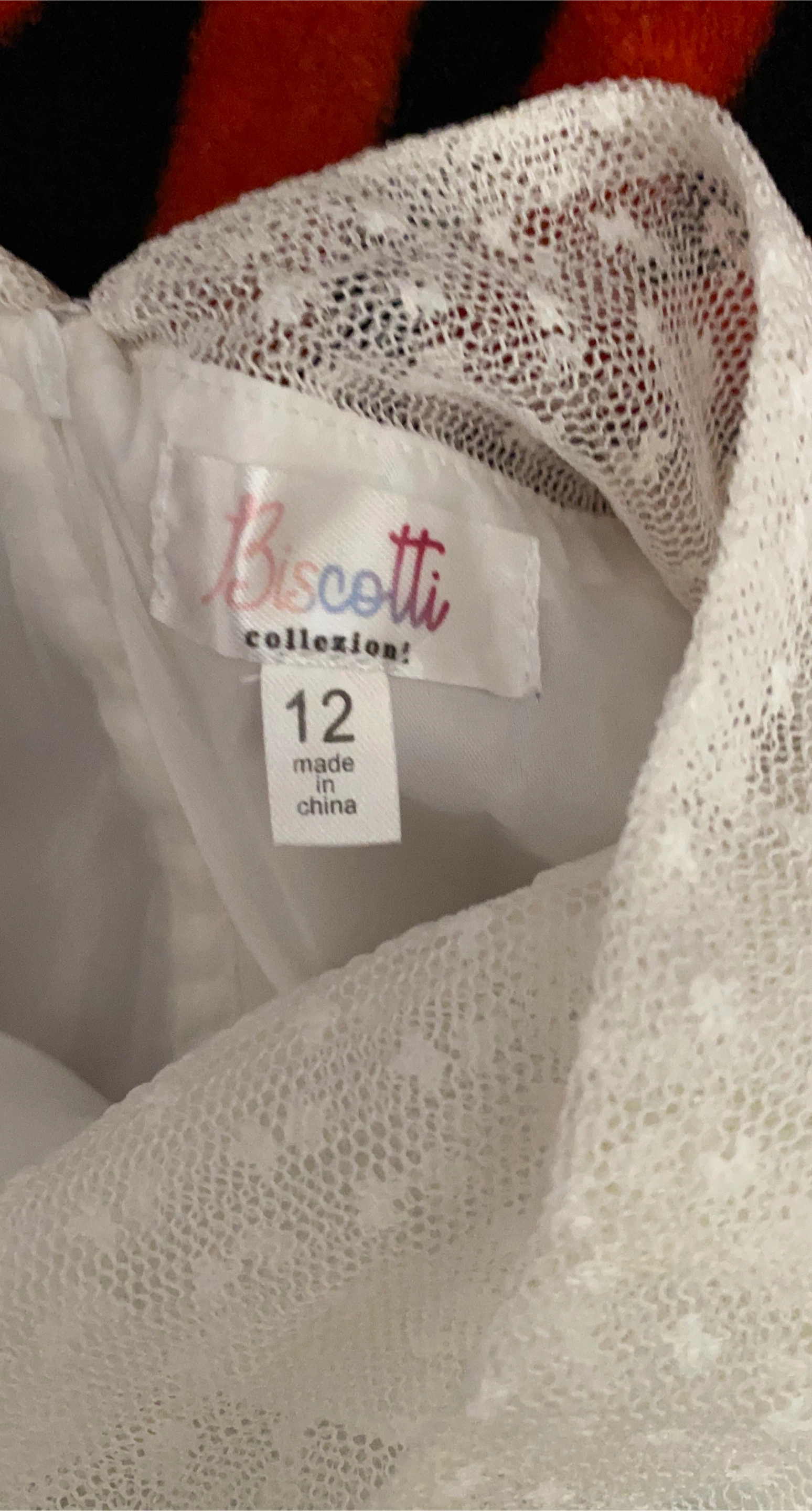 Biscotti White Dress - Size 12 thumbnail