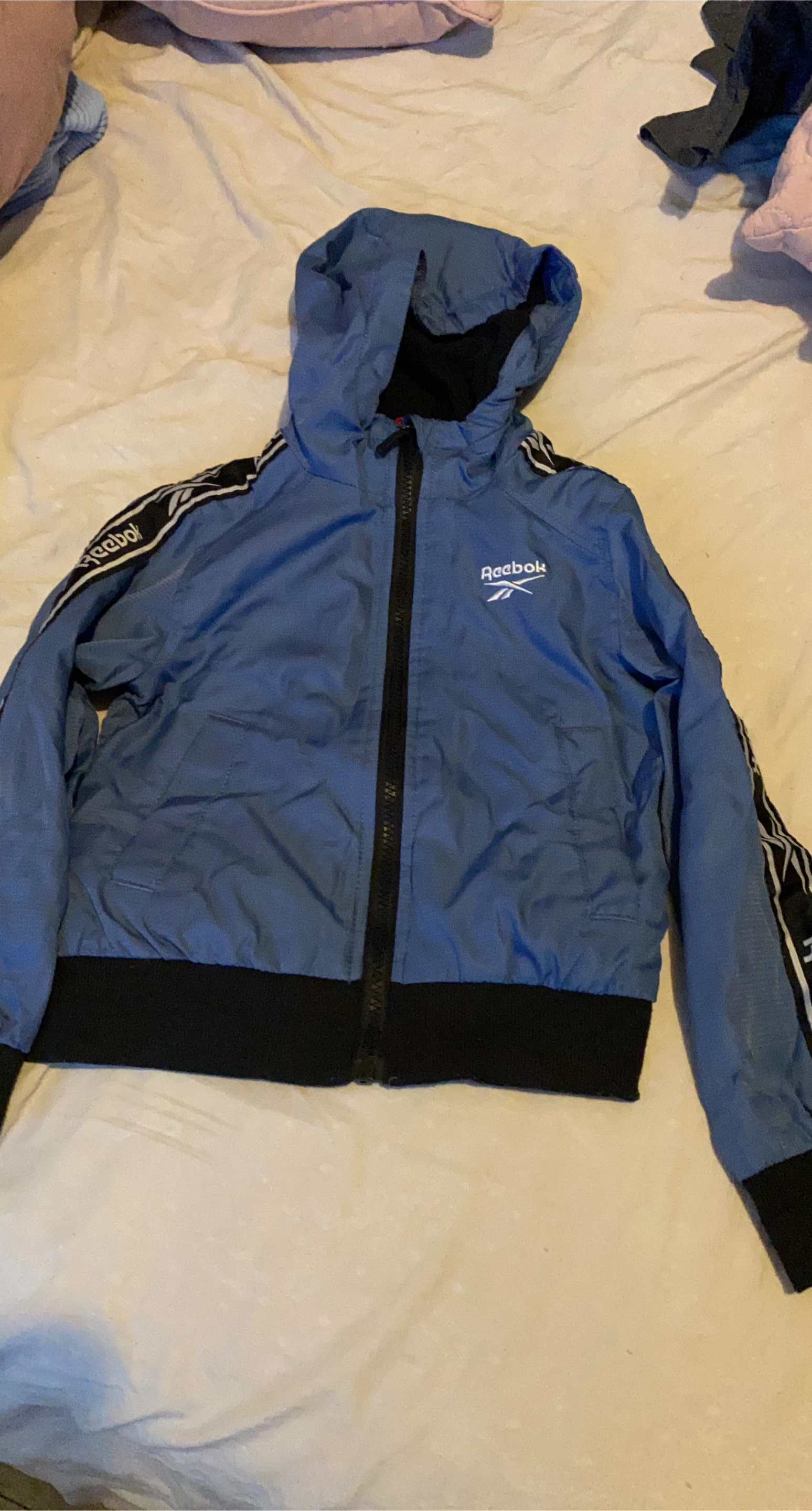 Reebok Blue Hooded Jacket thumbnail