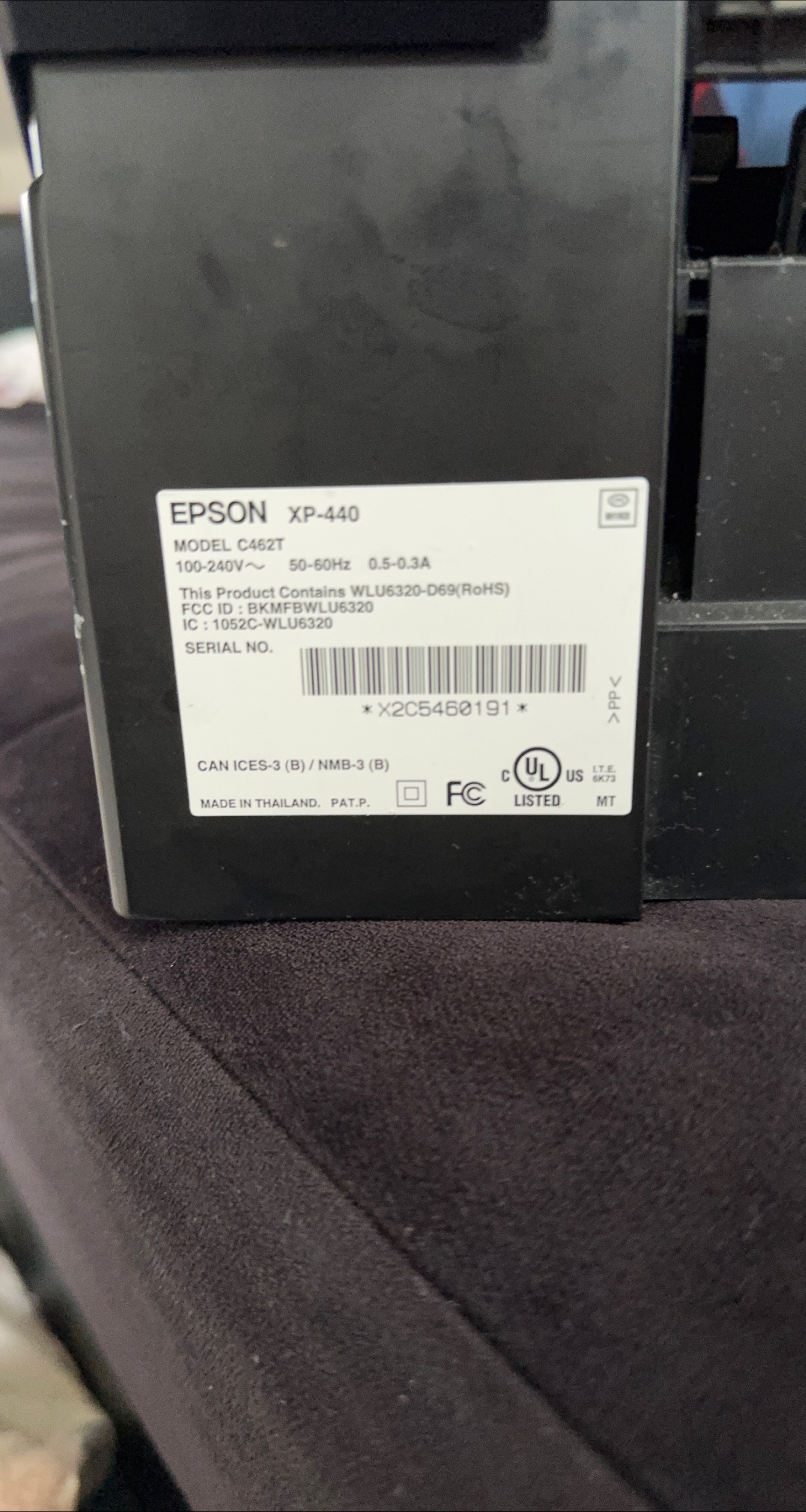 Epson XP-440 Printer thumbnail