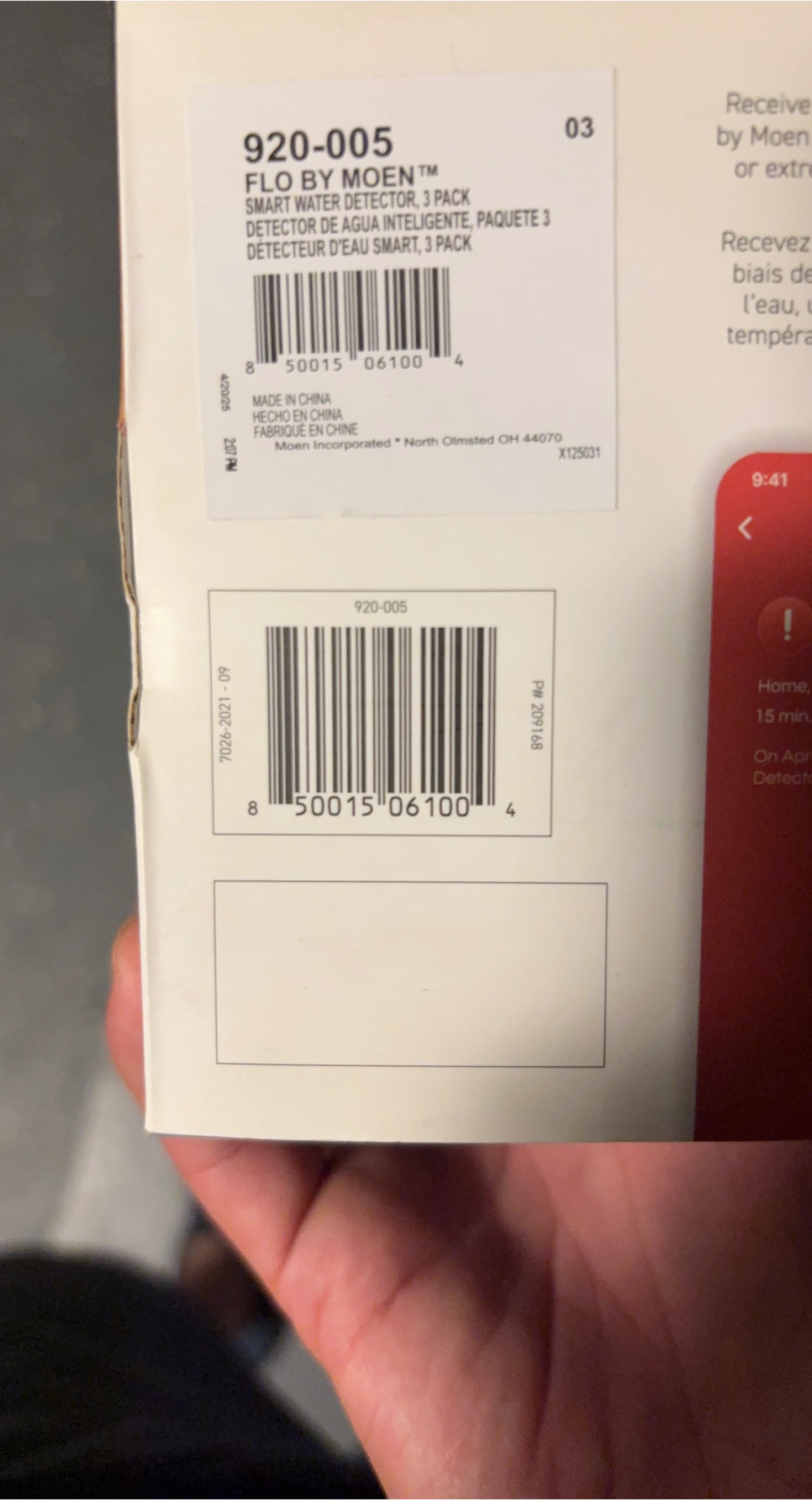 Moen Flo By Moen Smart Water Leak Detectors 3-Pack thumbnail