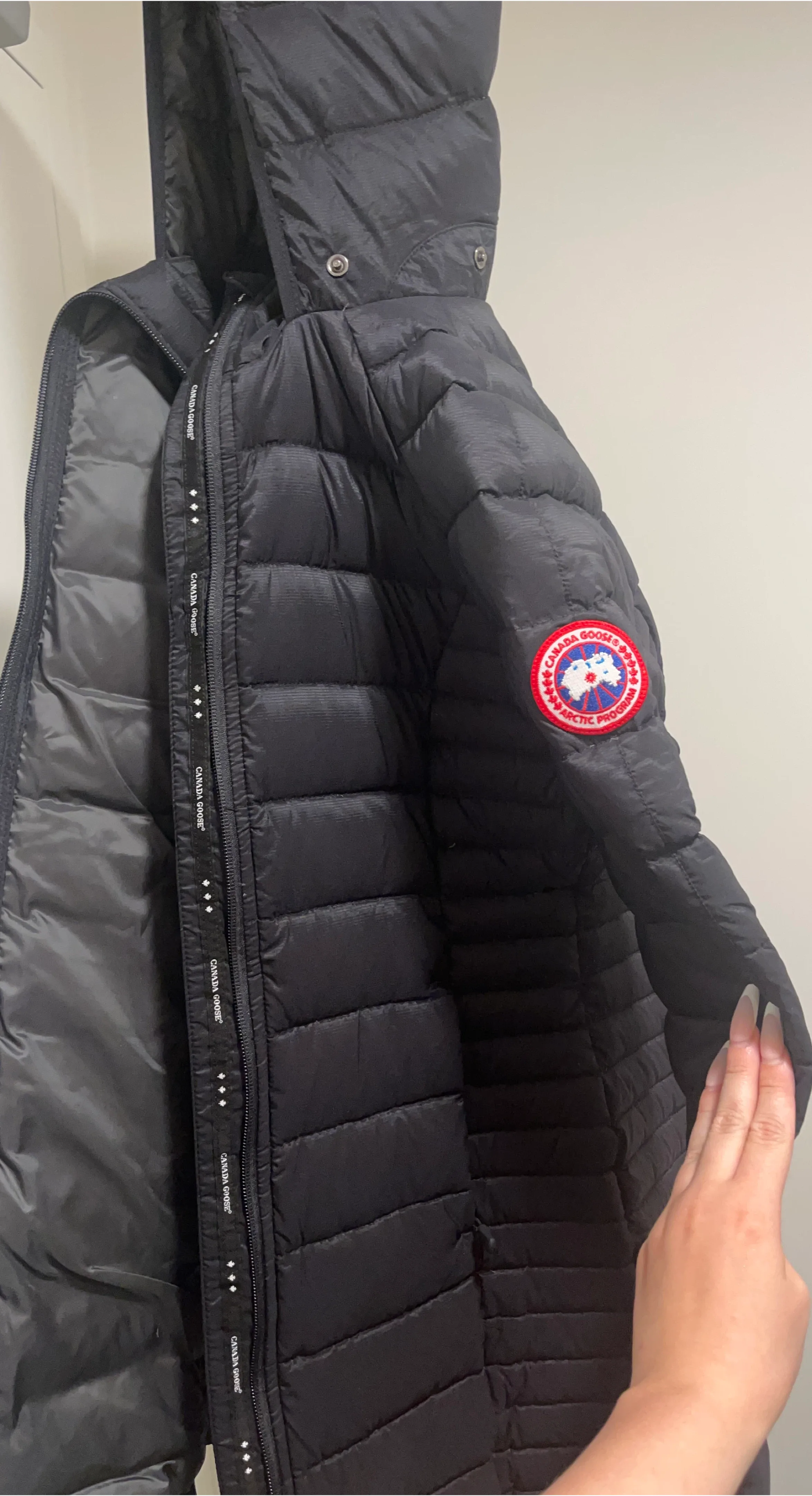 Canada Goose Lightweight Down Jacket, Black
