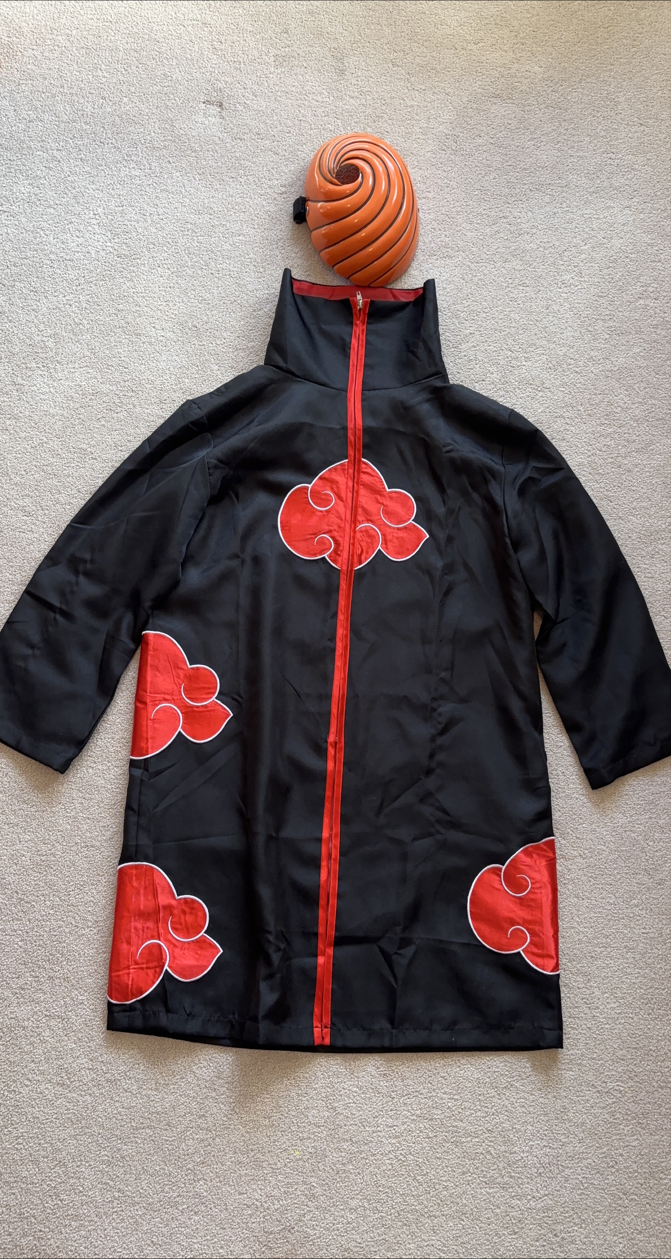 Akatsuki Cloak with Tobi mask - Naruto Cosplay thumbnail
