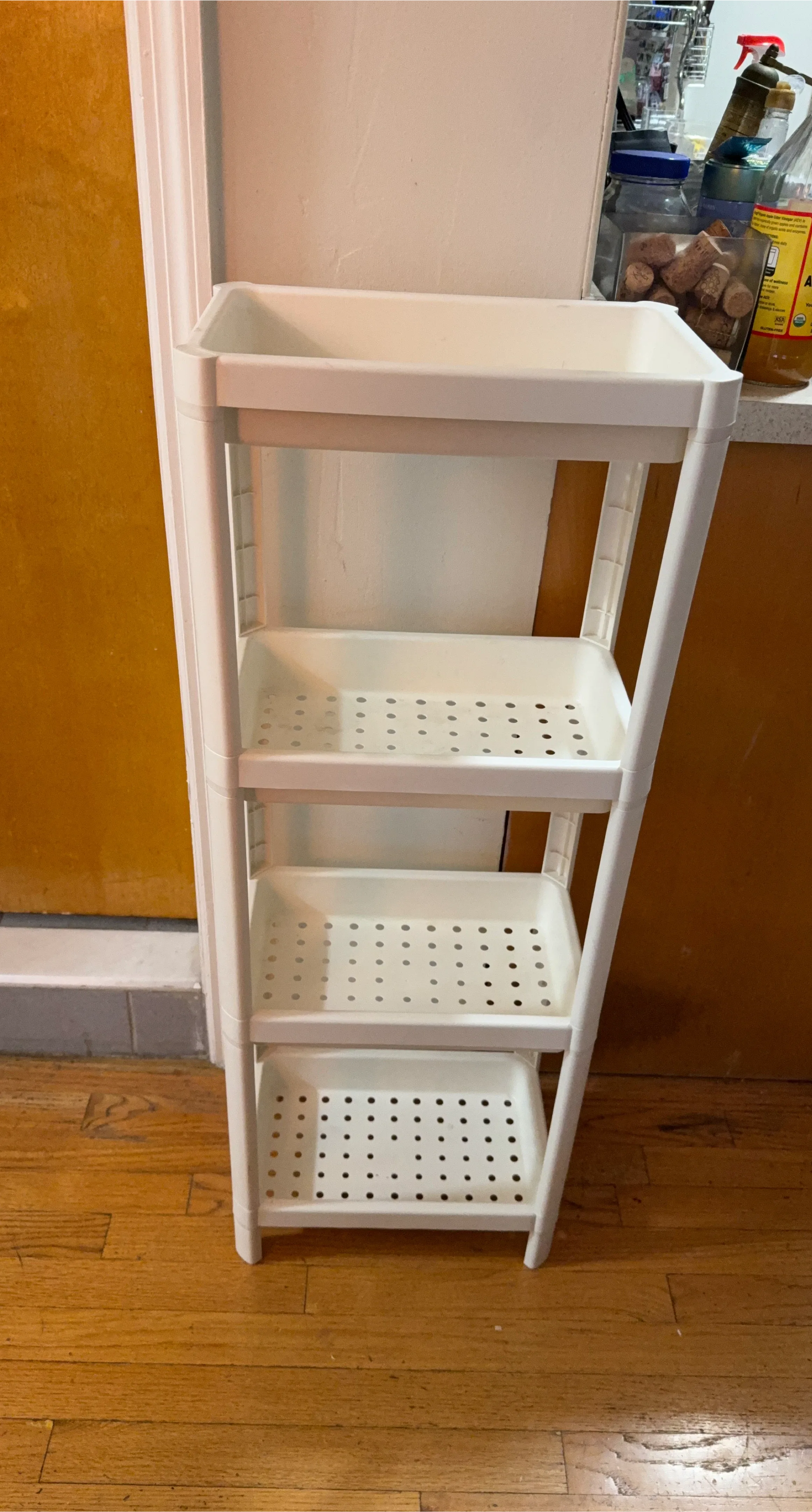 4-Tier Plastic Storage Shelf