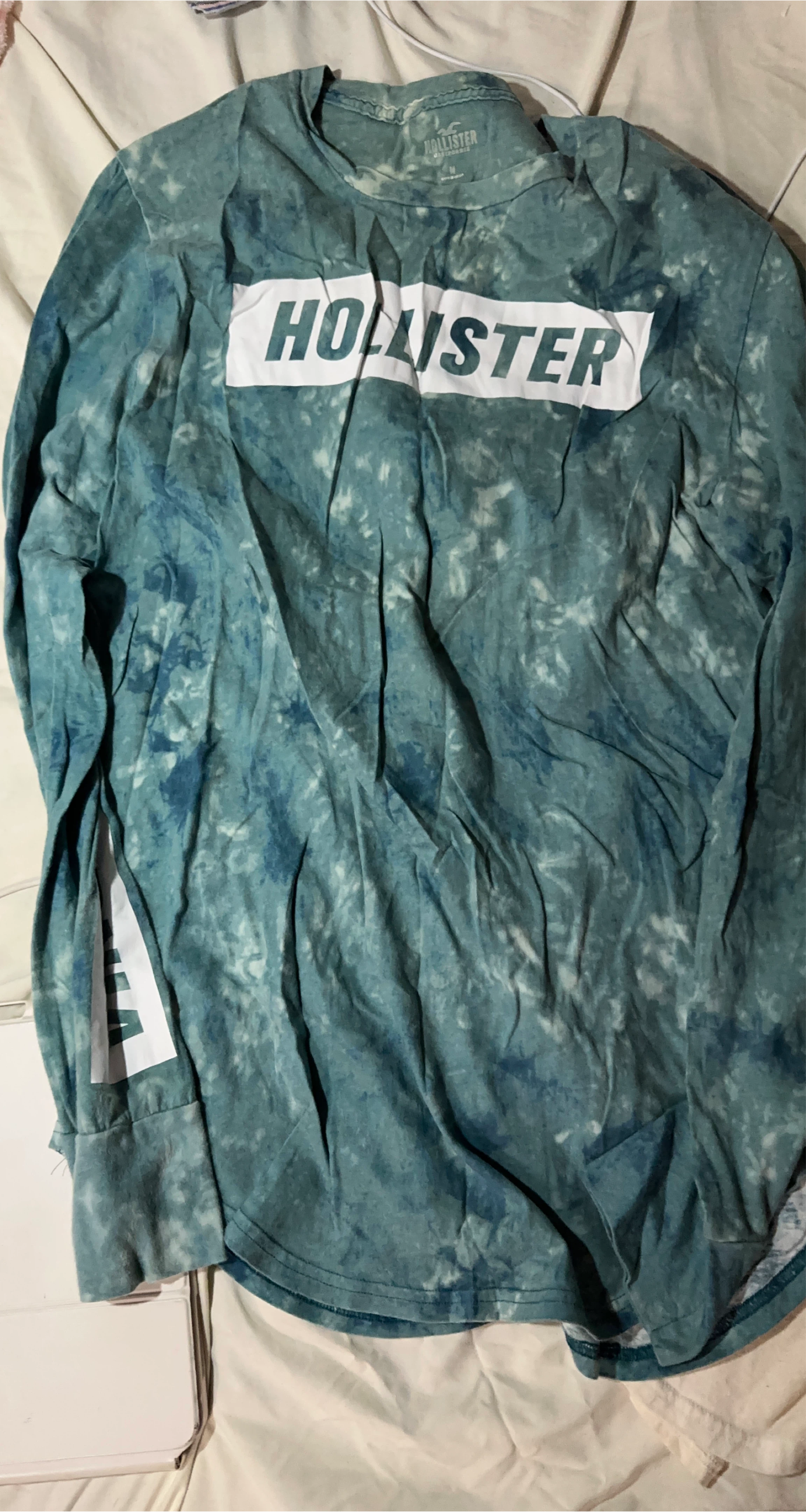 Hollister Tie-Dye Long Sleeve Shirt - Size M thumbnail