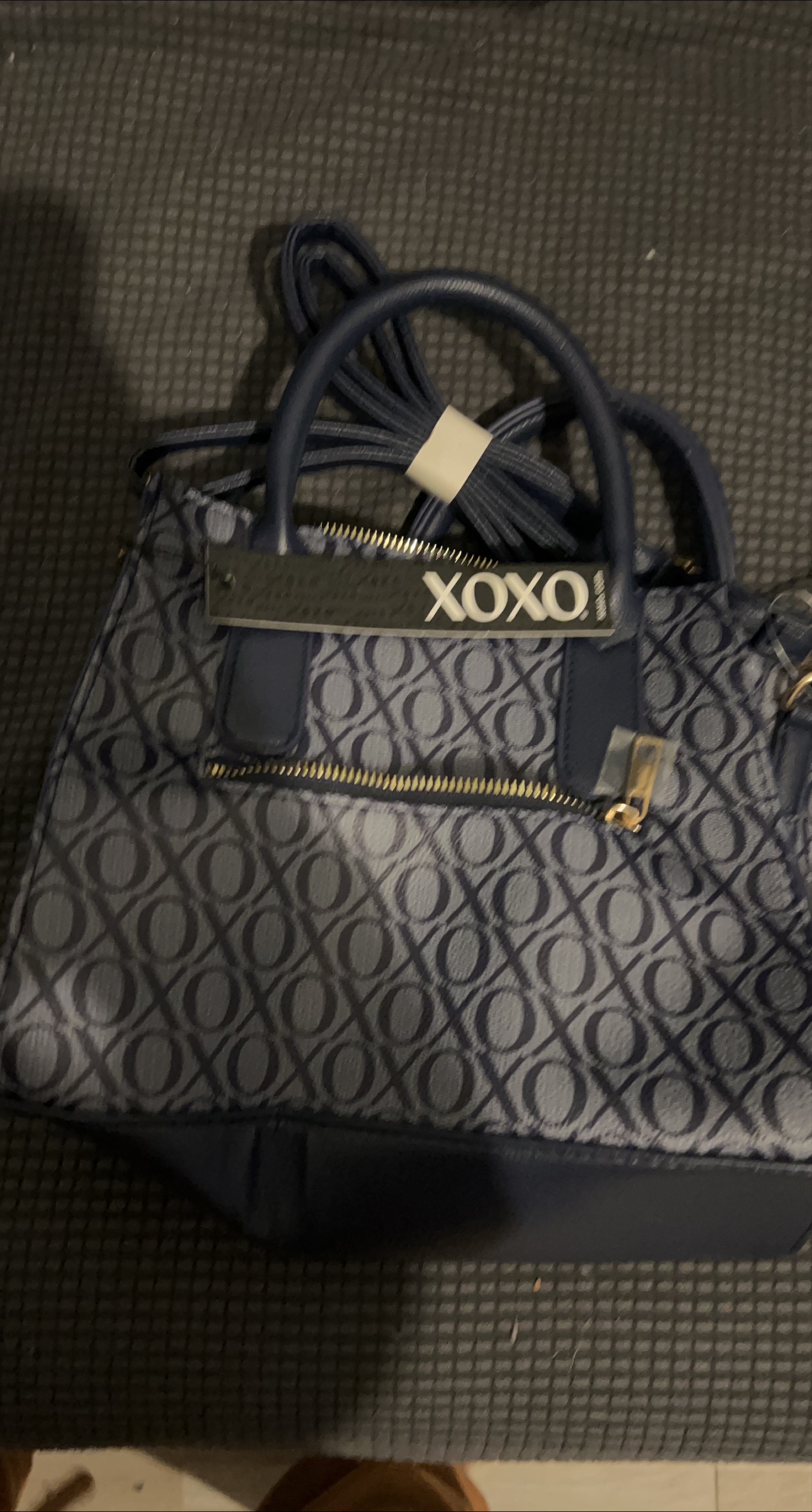 XOXO Satchel Handbag - Blue thumbnail