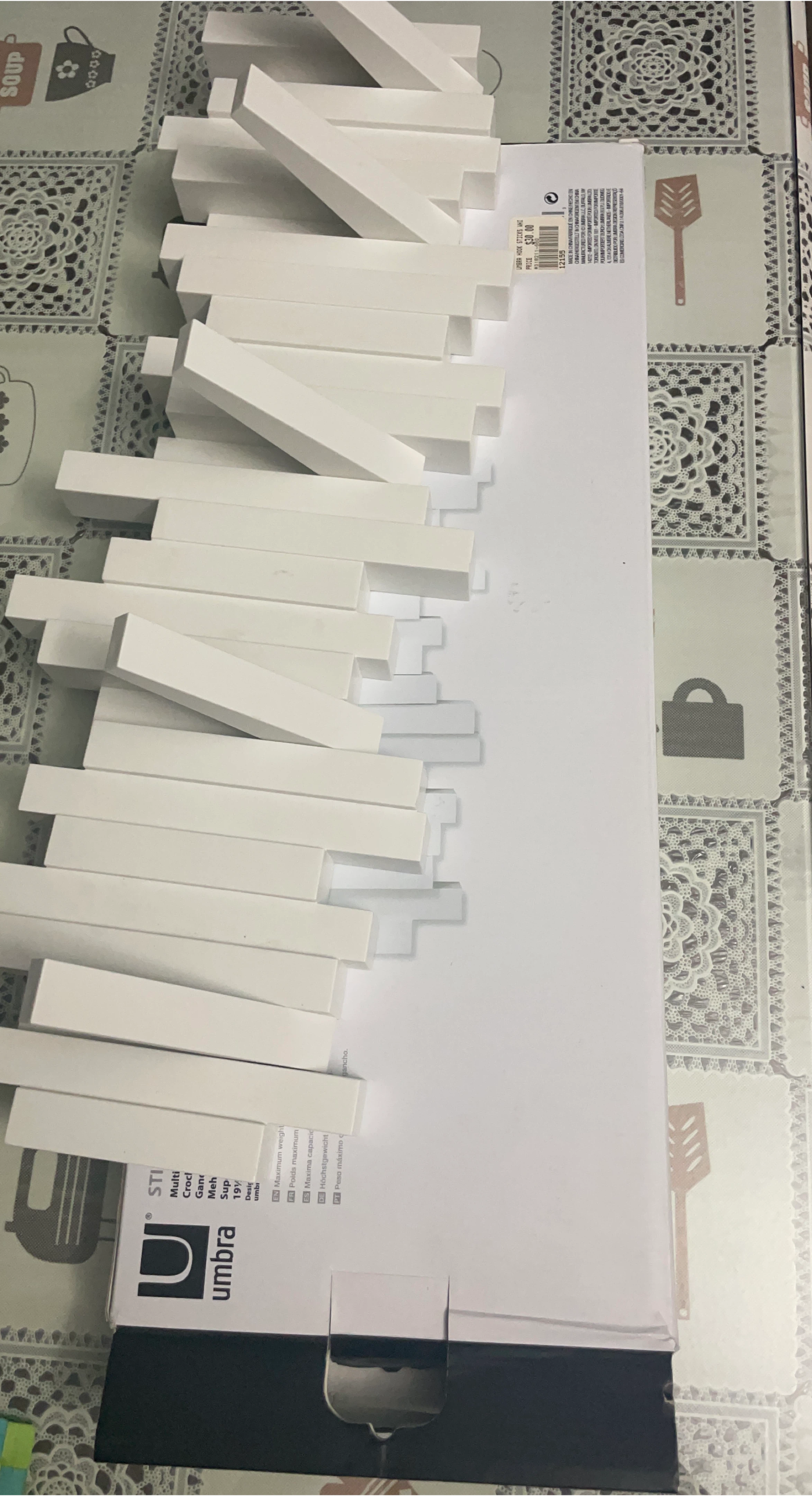 Umbra Sticks Multi Hook - White - New in Box thumbnail