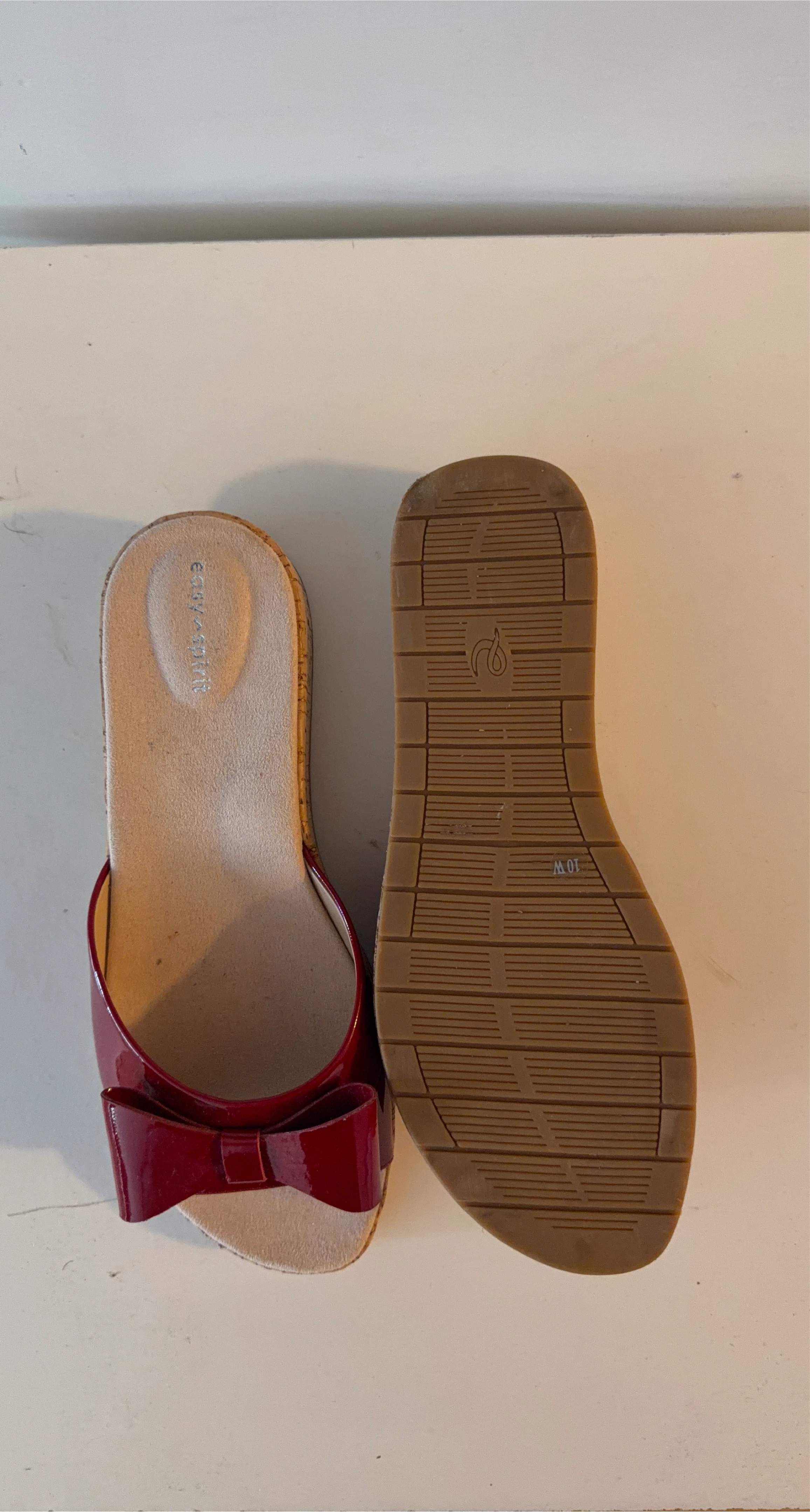 Easy Spirit Red Sandals - Size 10W thumbnail
