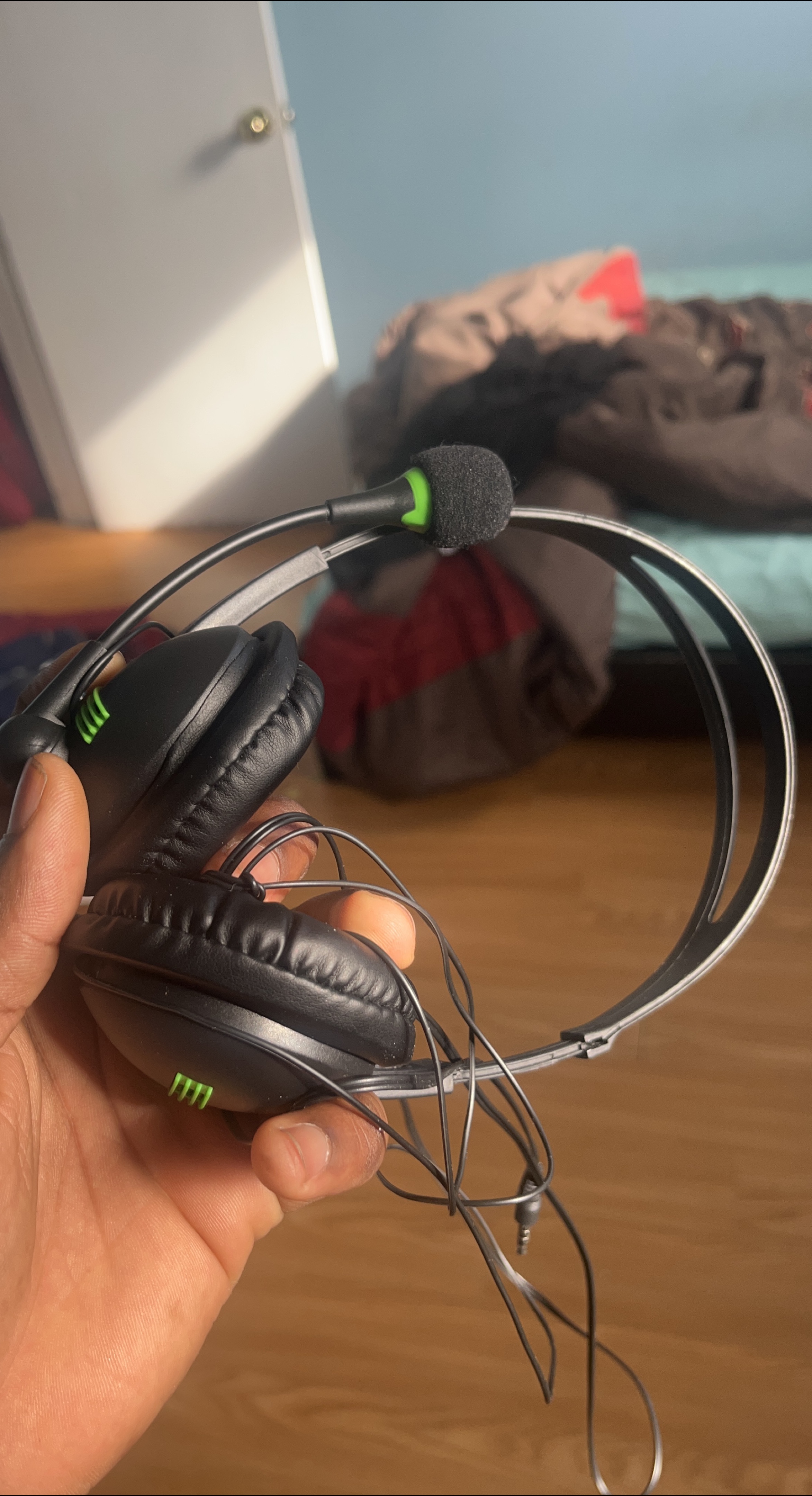 Black Headset with Microphone