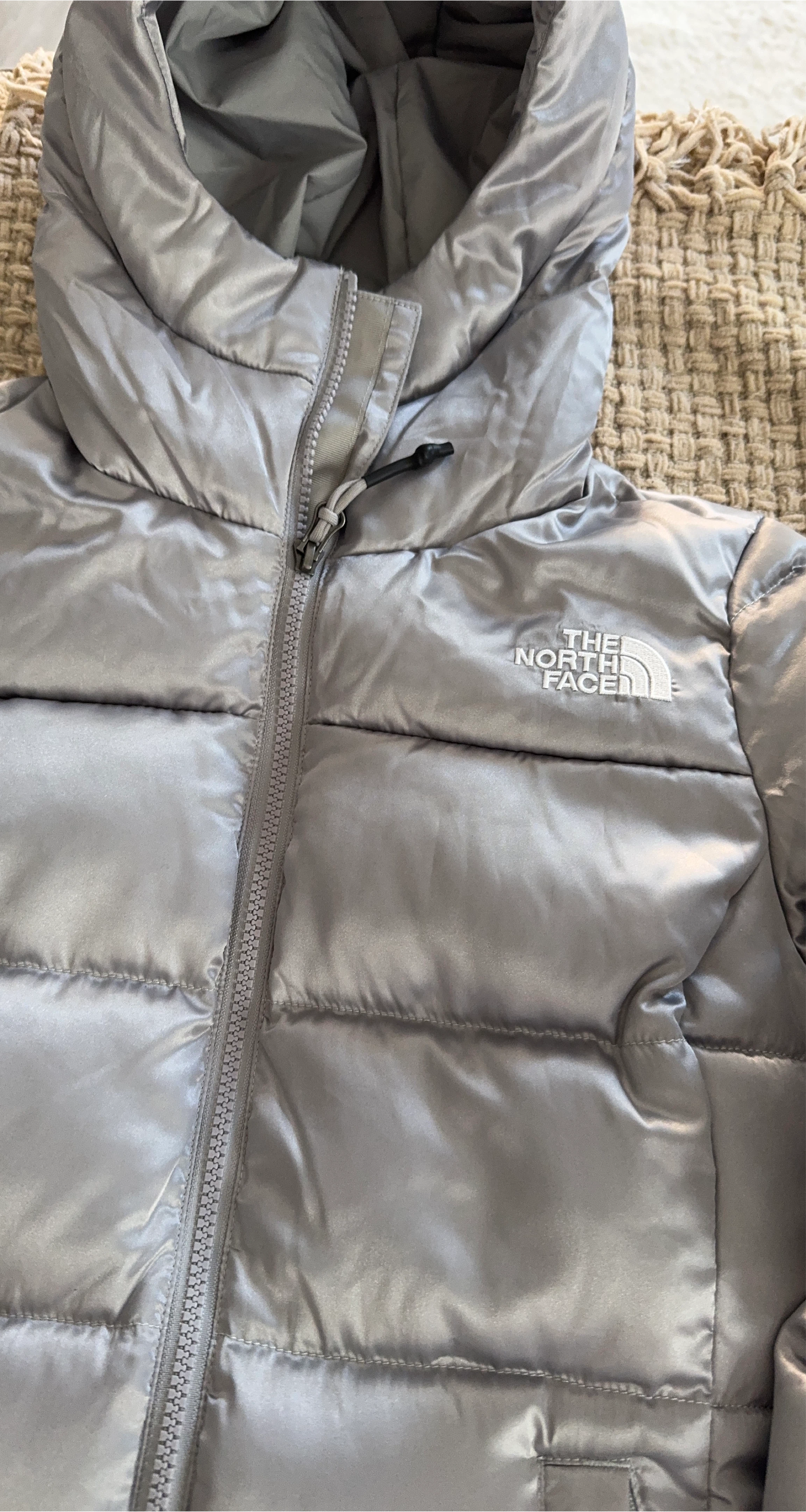 The North Face Puffer Jacket Silver thumbnail