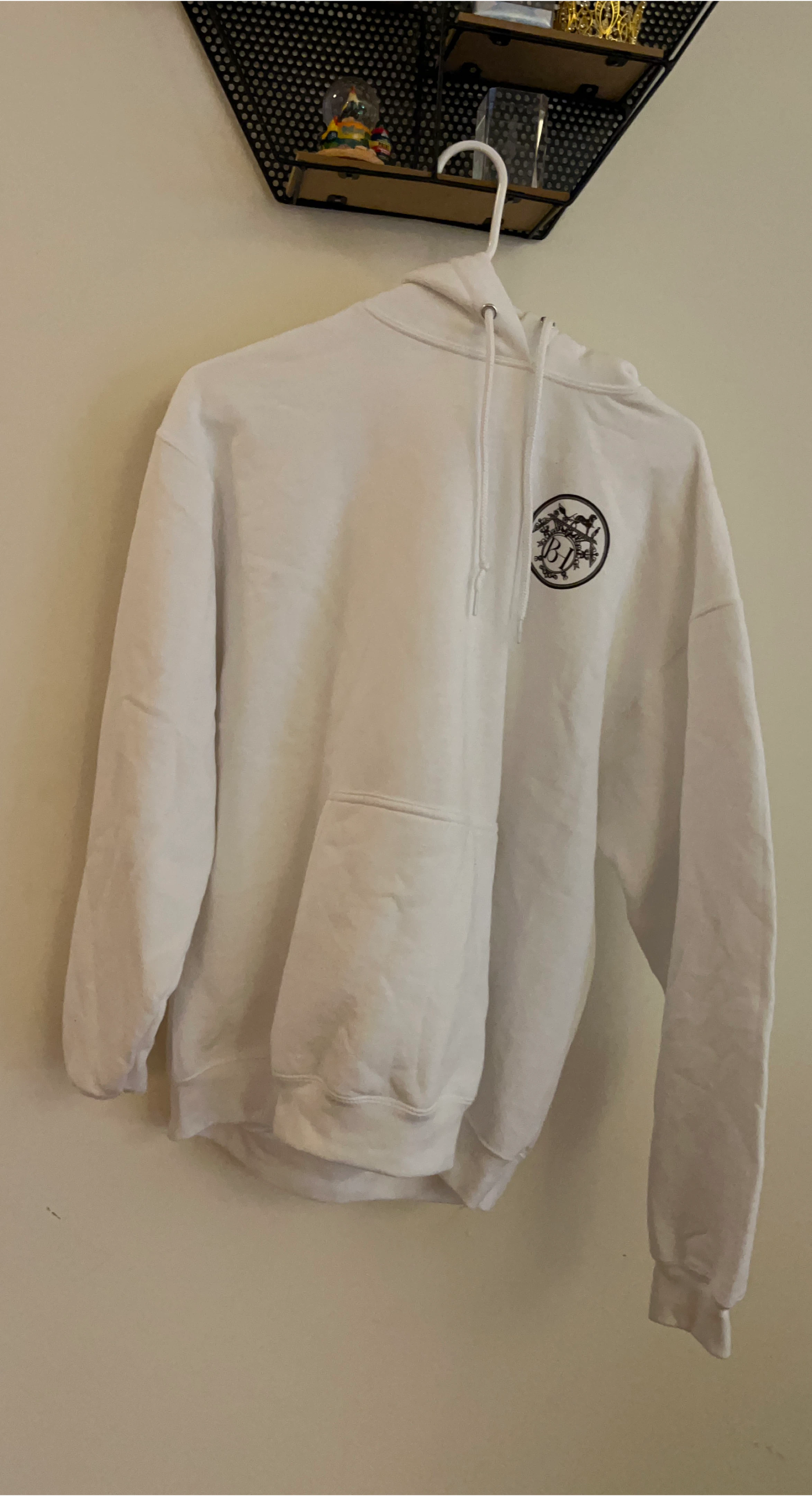 White Hoodie with Logo🥕 thumbnail