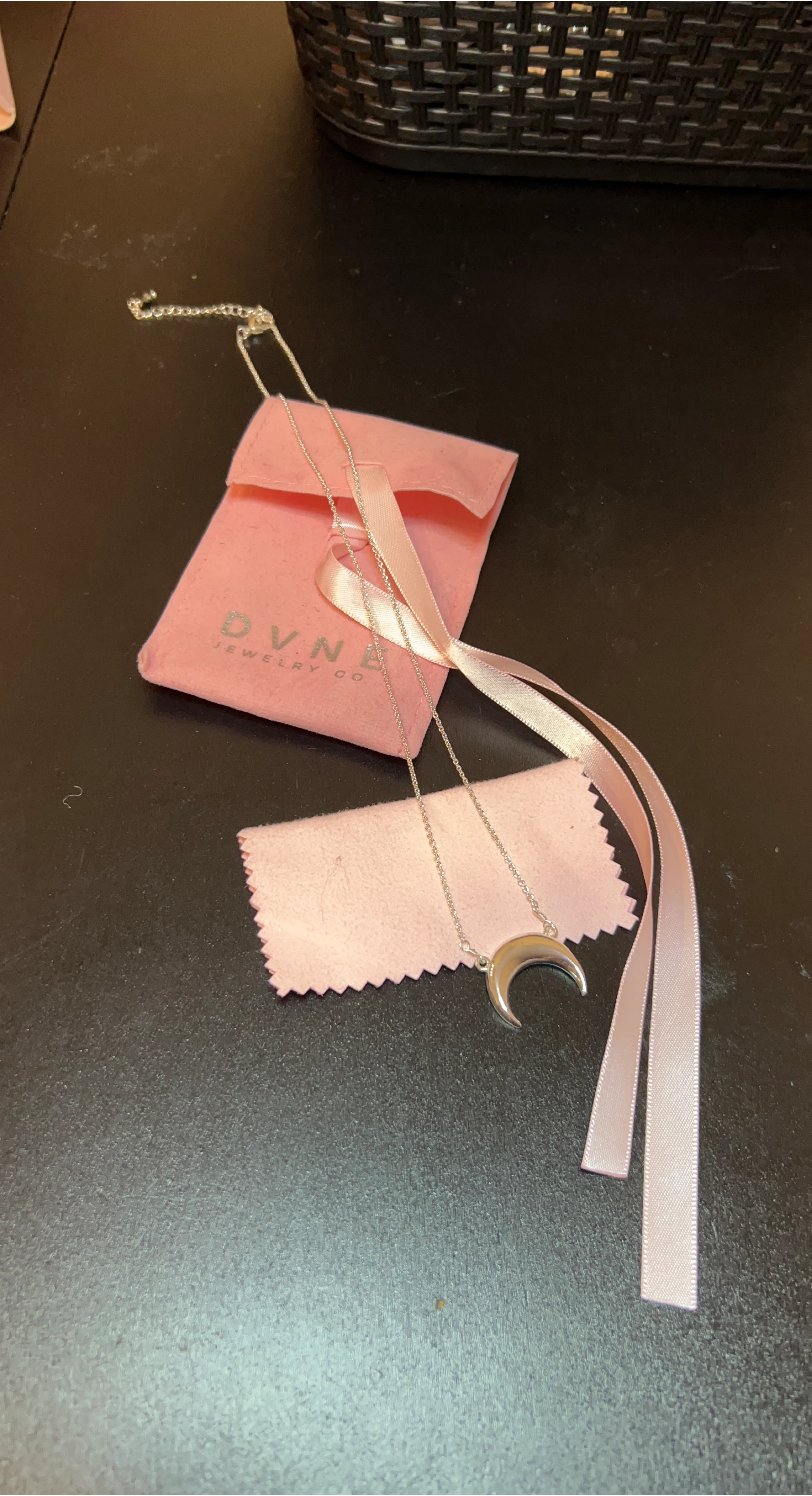 DVNE Jewelry Co. Crescent Moon Necklace
