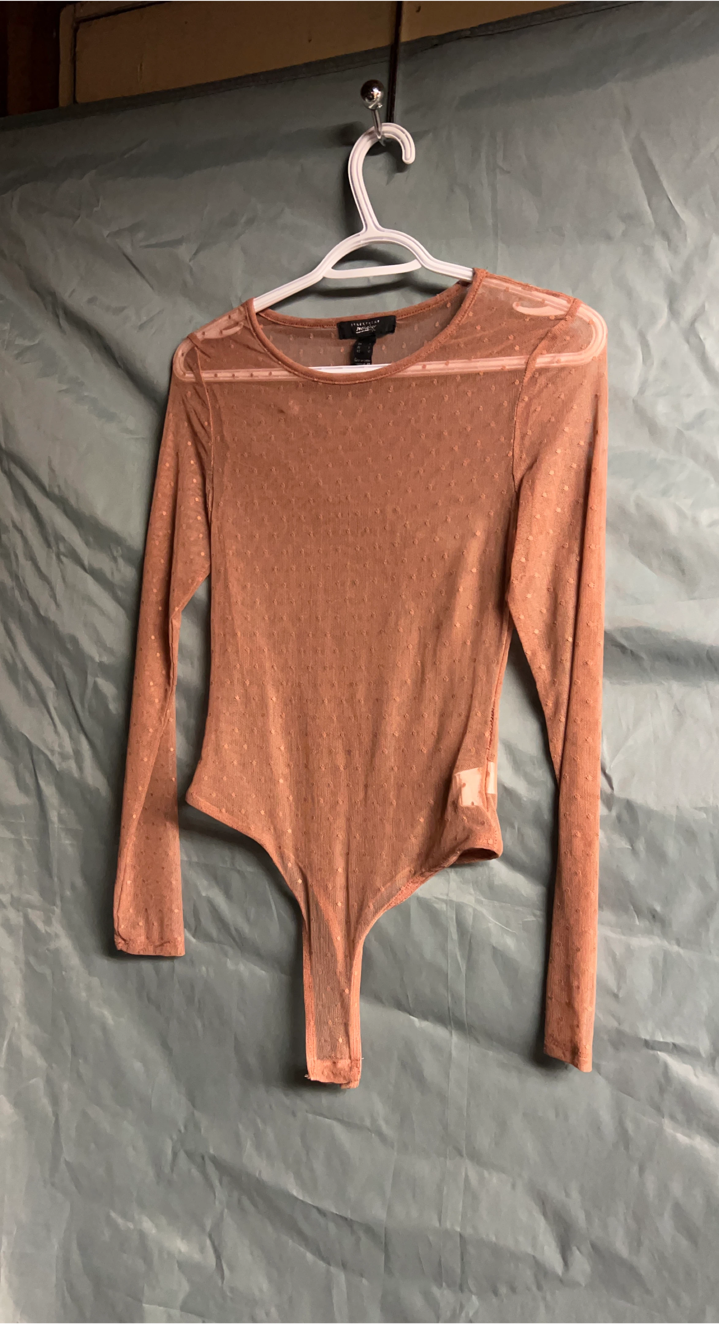 🥕SMALL Strawberry Long Sleeve Bodysuit image indicator(1)