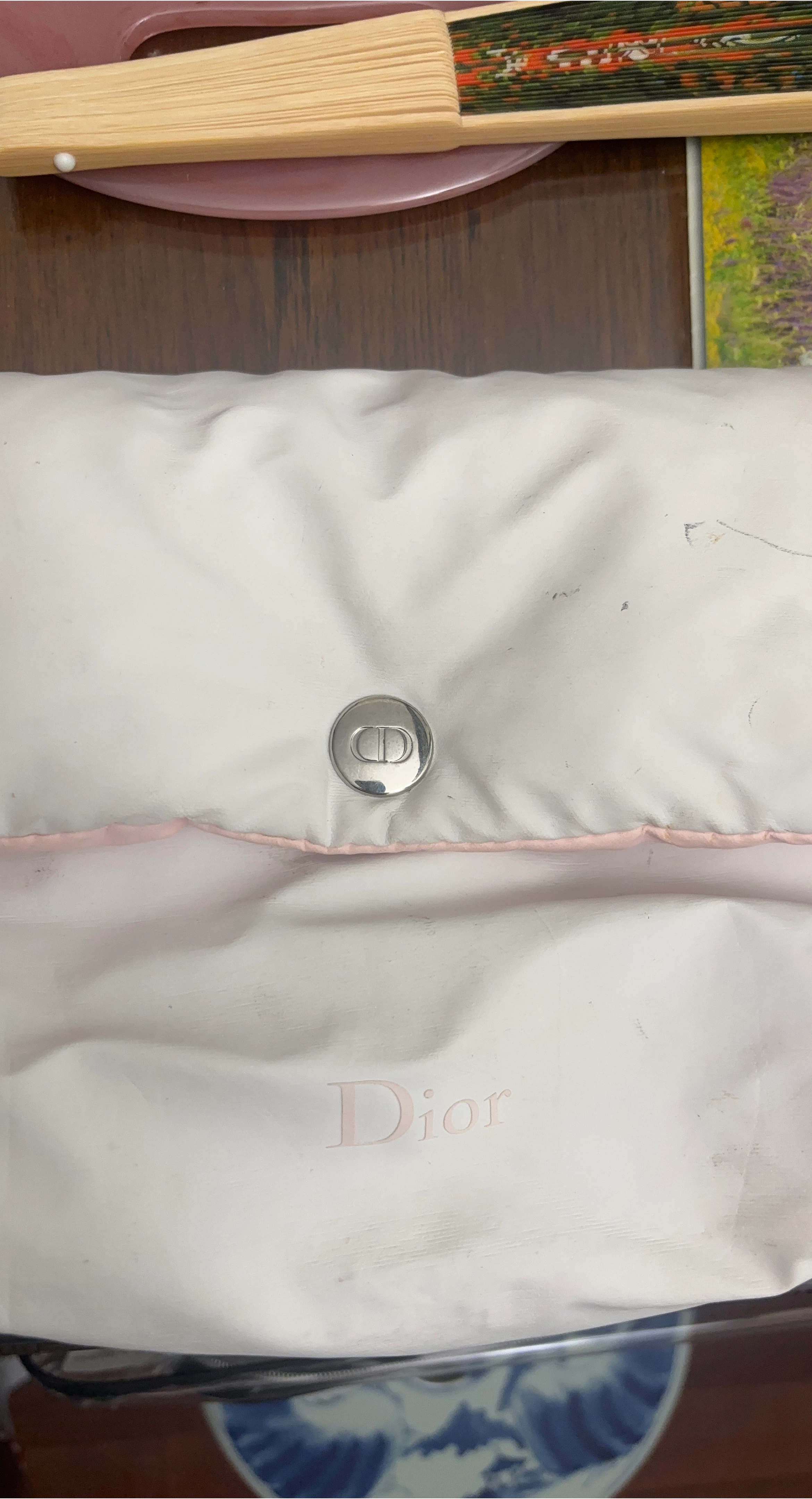 Dior White makeup pouch thumbnail