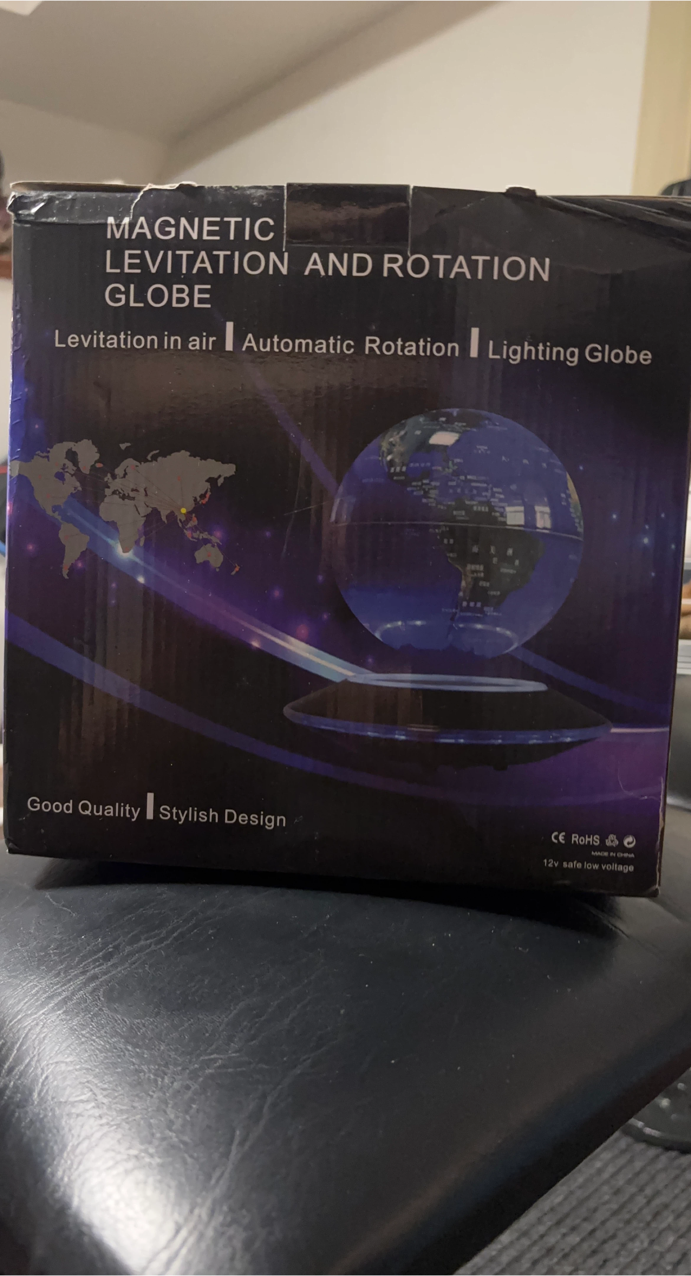 Magnetic Levitating Globe with Rotation & Lighting image indicator(2)