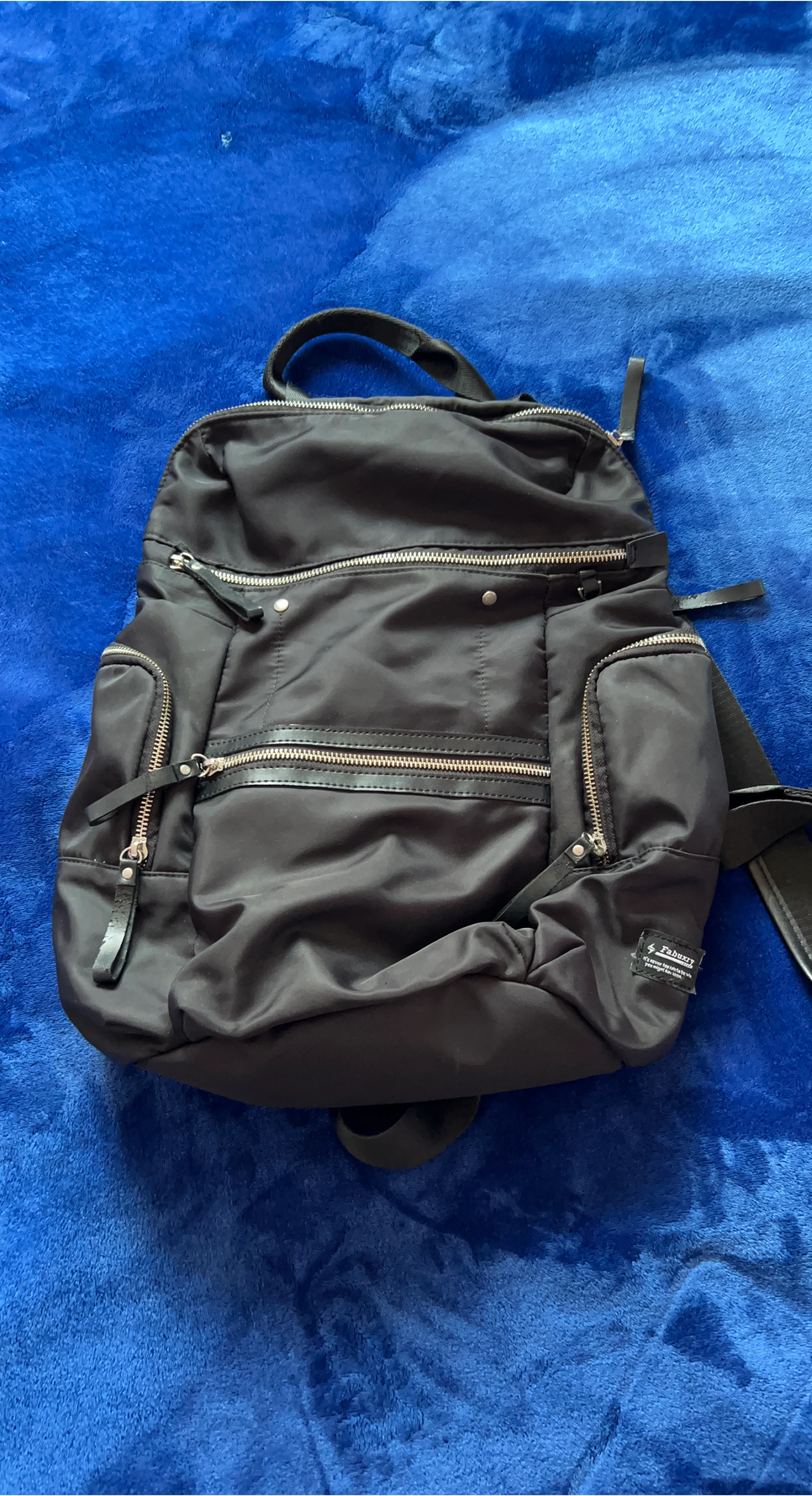 Fabuxry Black Backpack