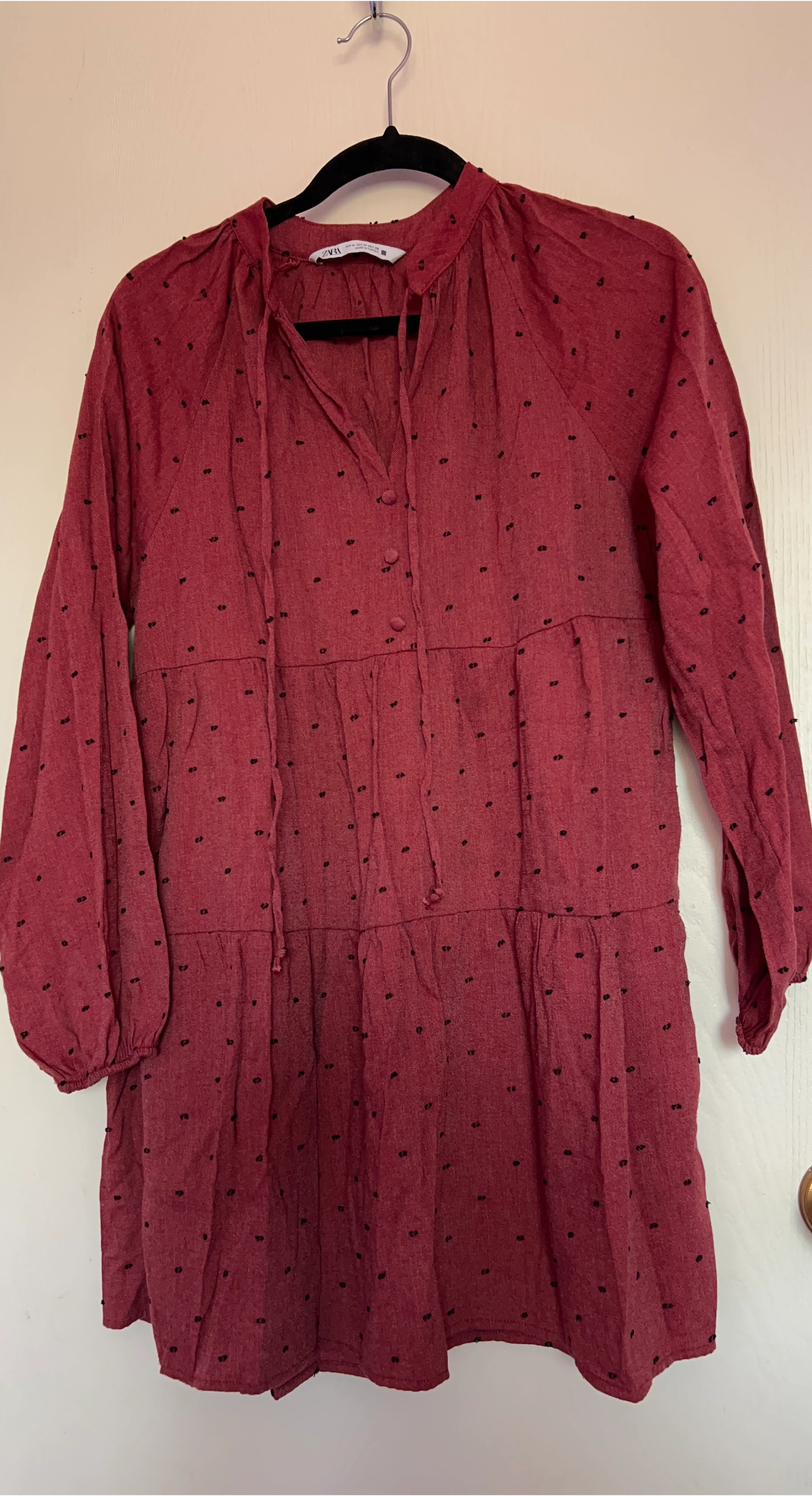 Zara Red Dress - Size Medium