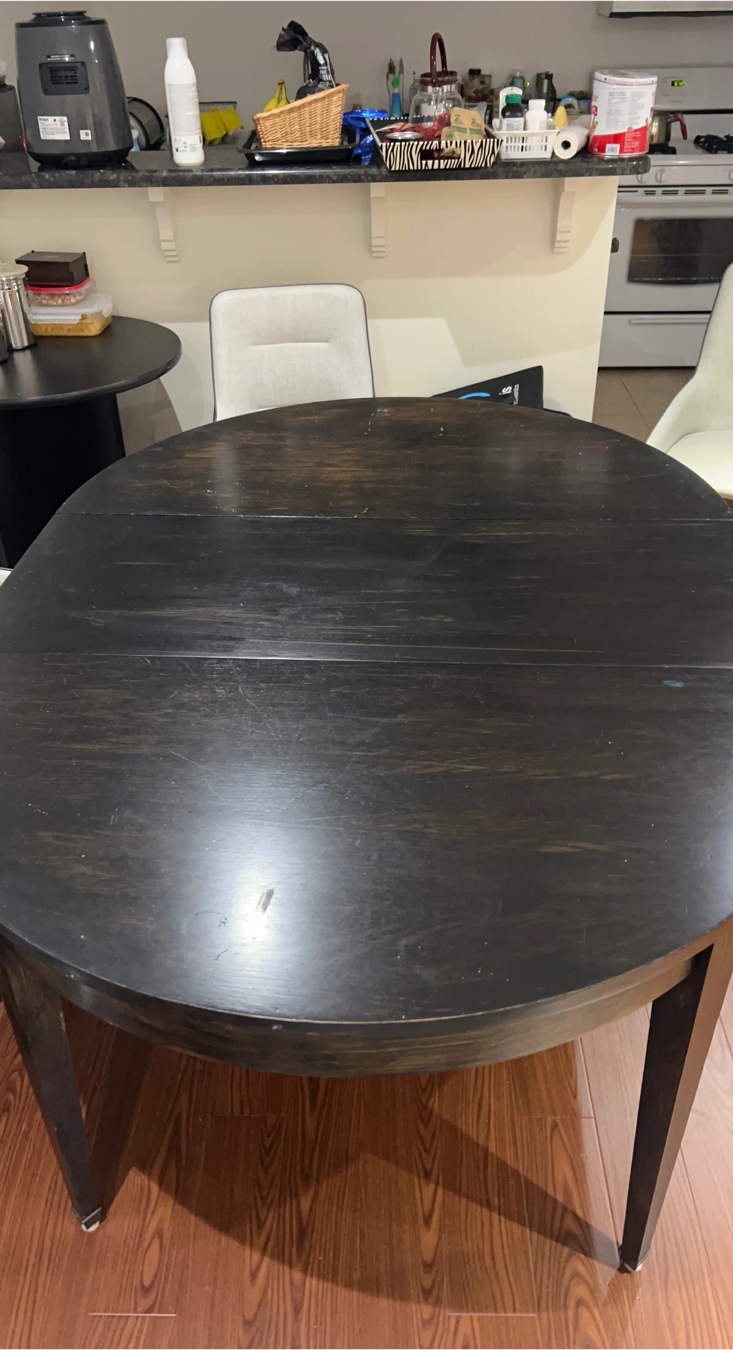 Dark Wood Dining Table