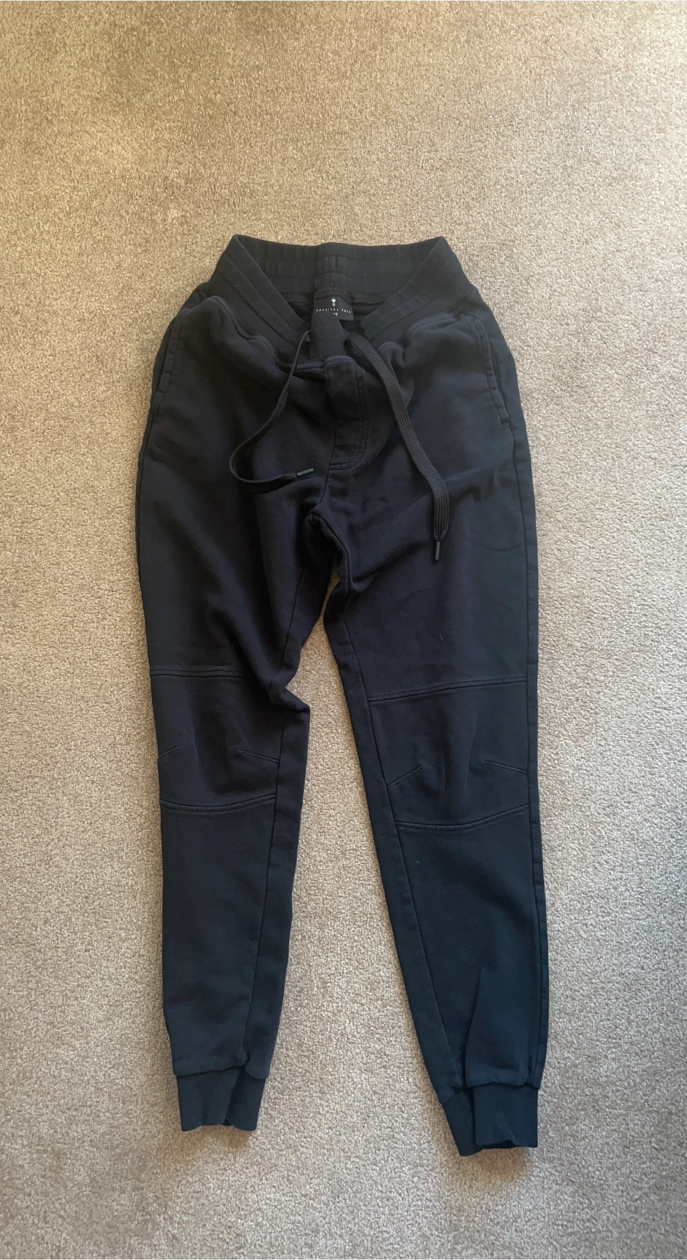 American Tall Black Joggers image indicator(1)