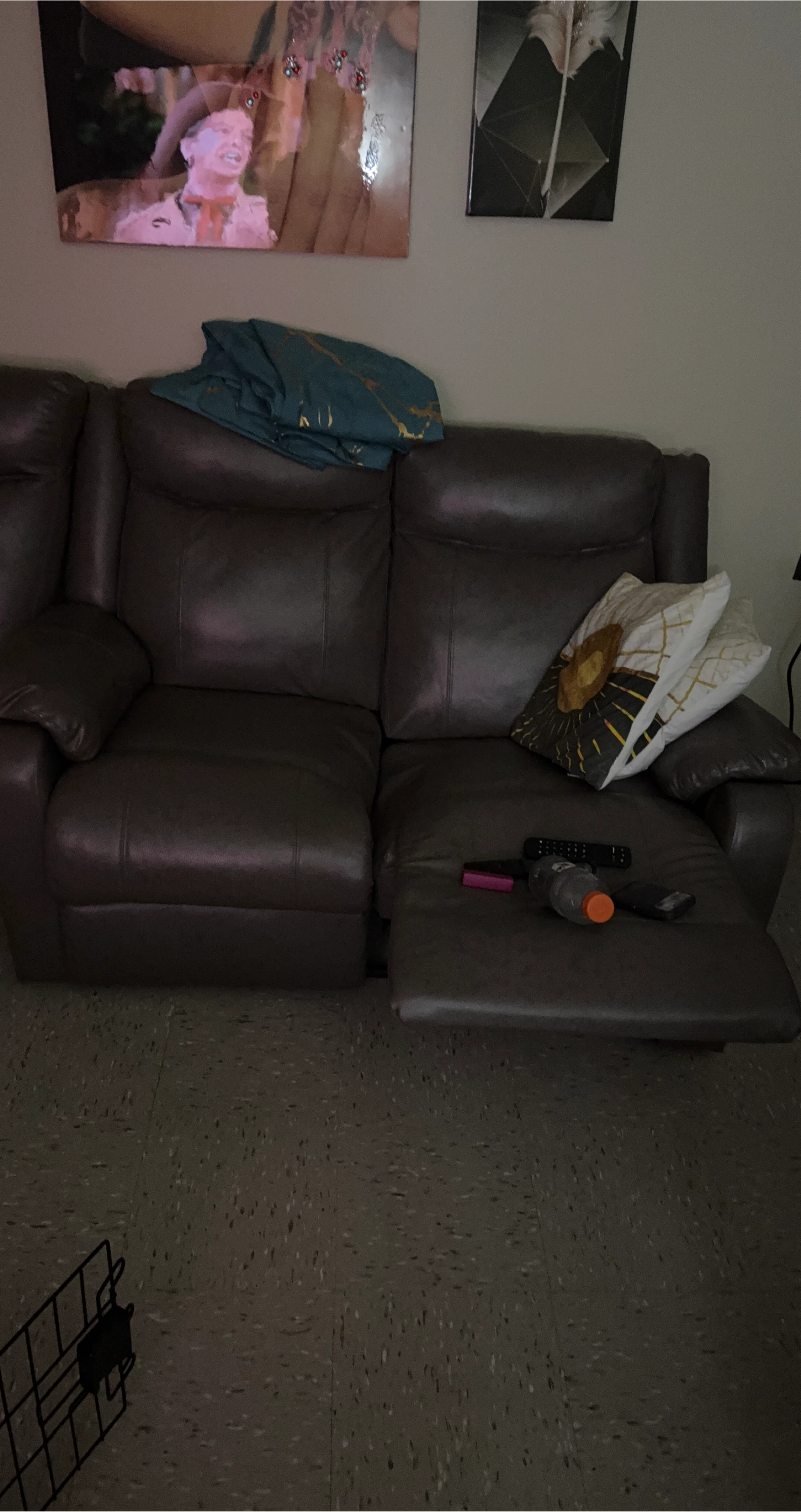 Recliners 2 and a single sofa