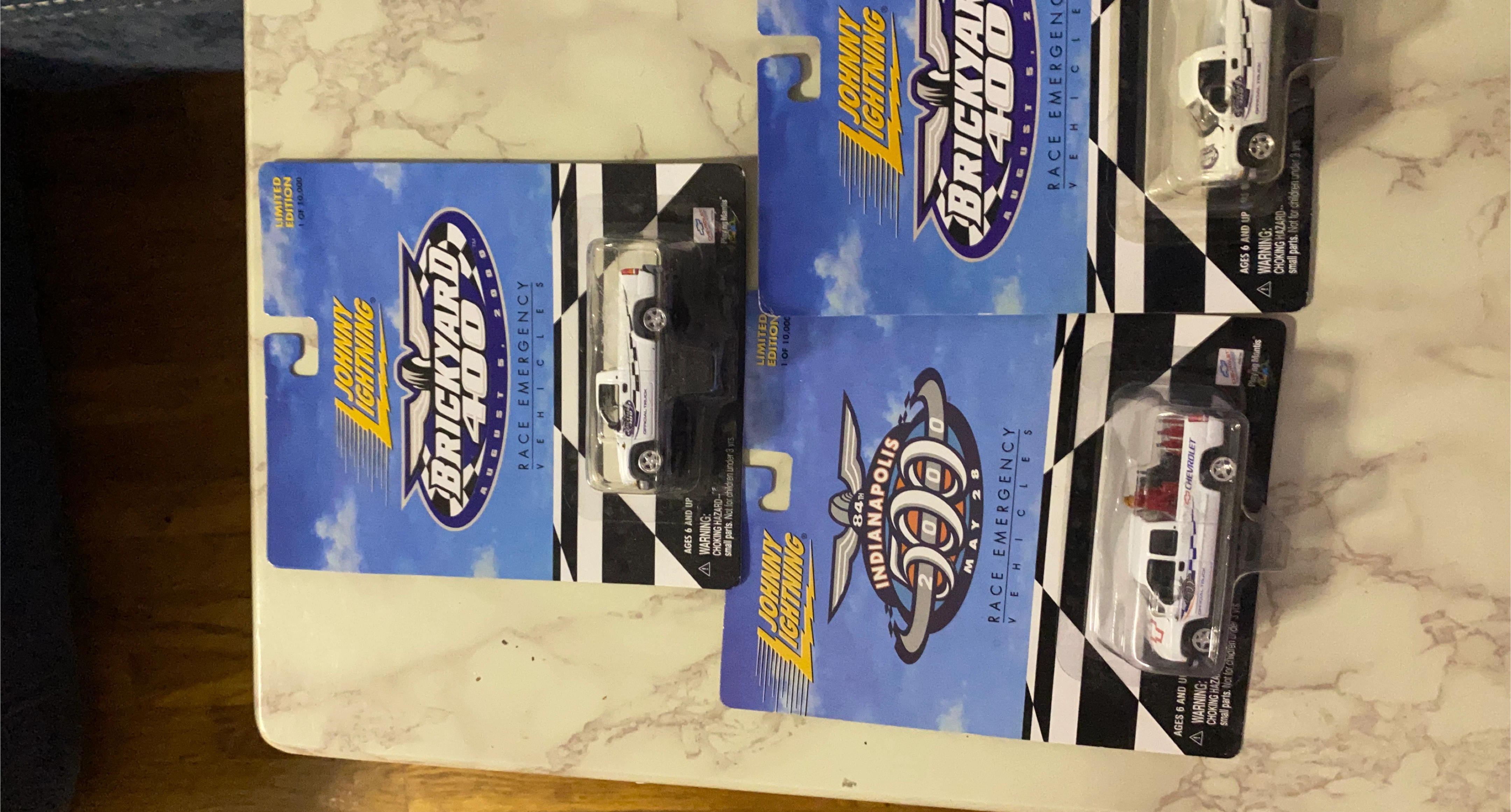 Johnny Lightning Brickyard 400 Race Emergency Vehicles thumbnail