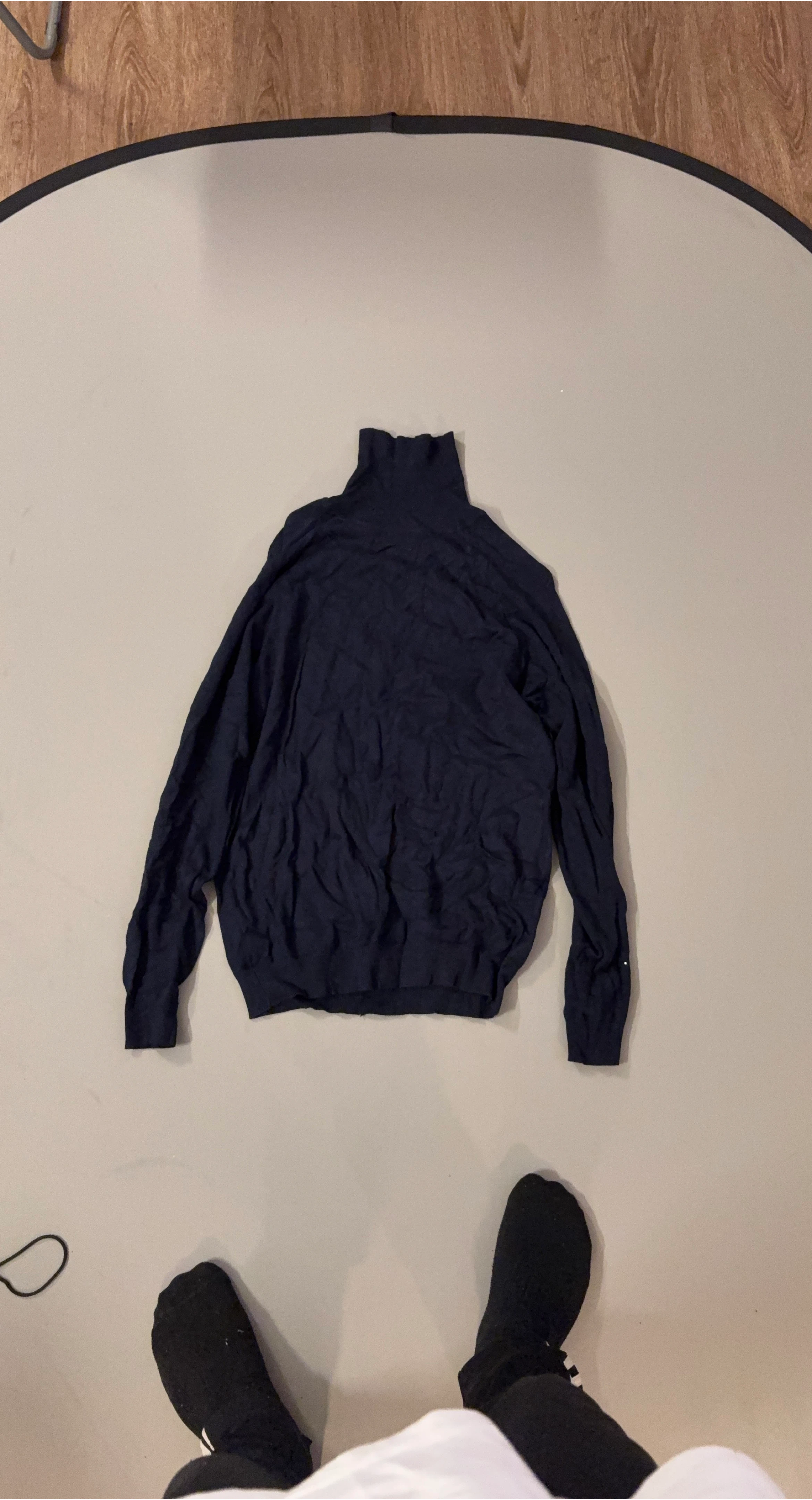 Tommy Hilfiger Navy Blue Turtleneck Sweater thumbnail