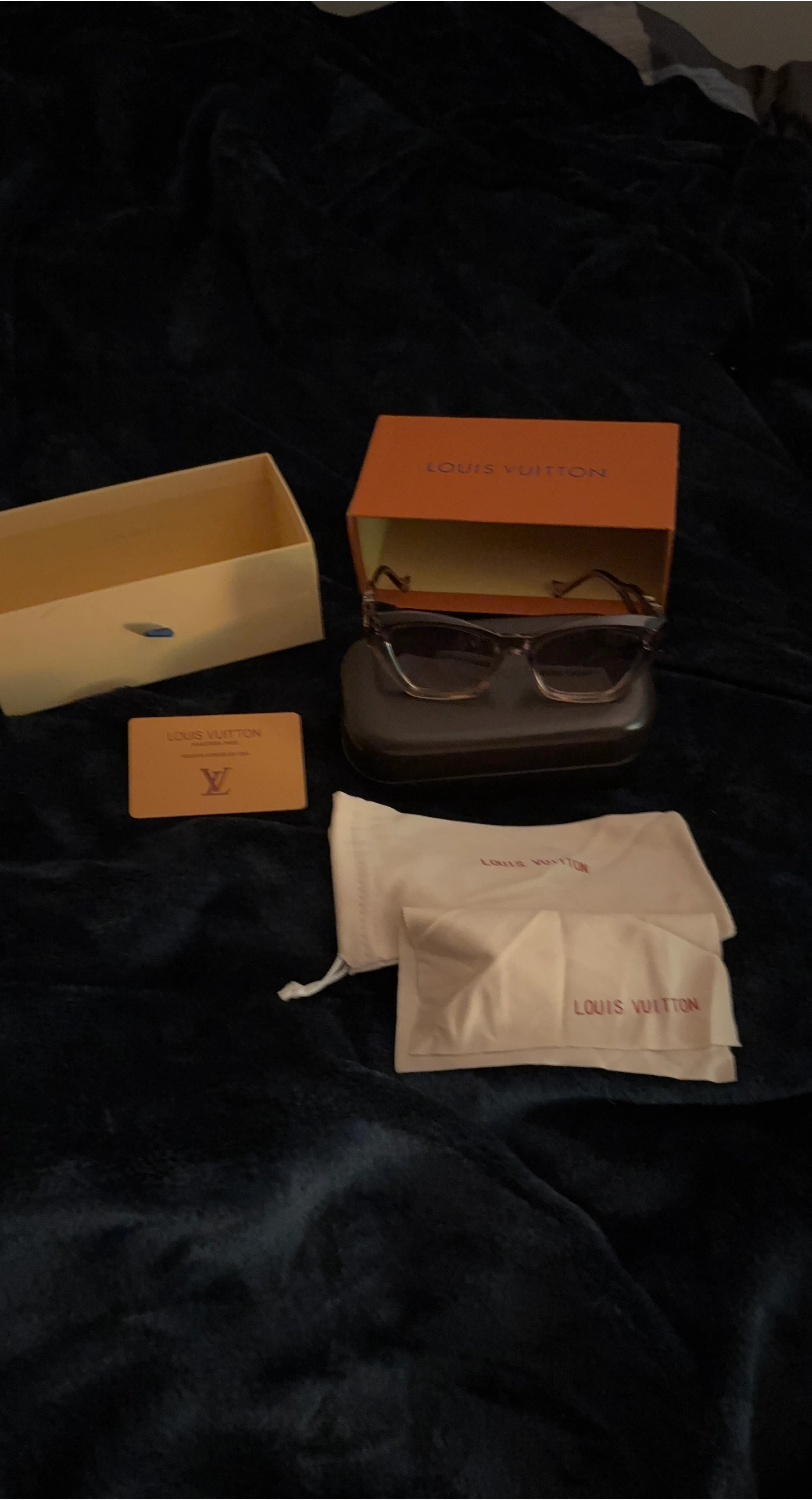 Louis Vuitton Sunglasses with Case & Box thumbnail
