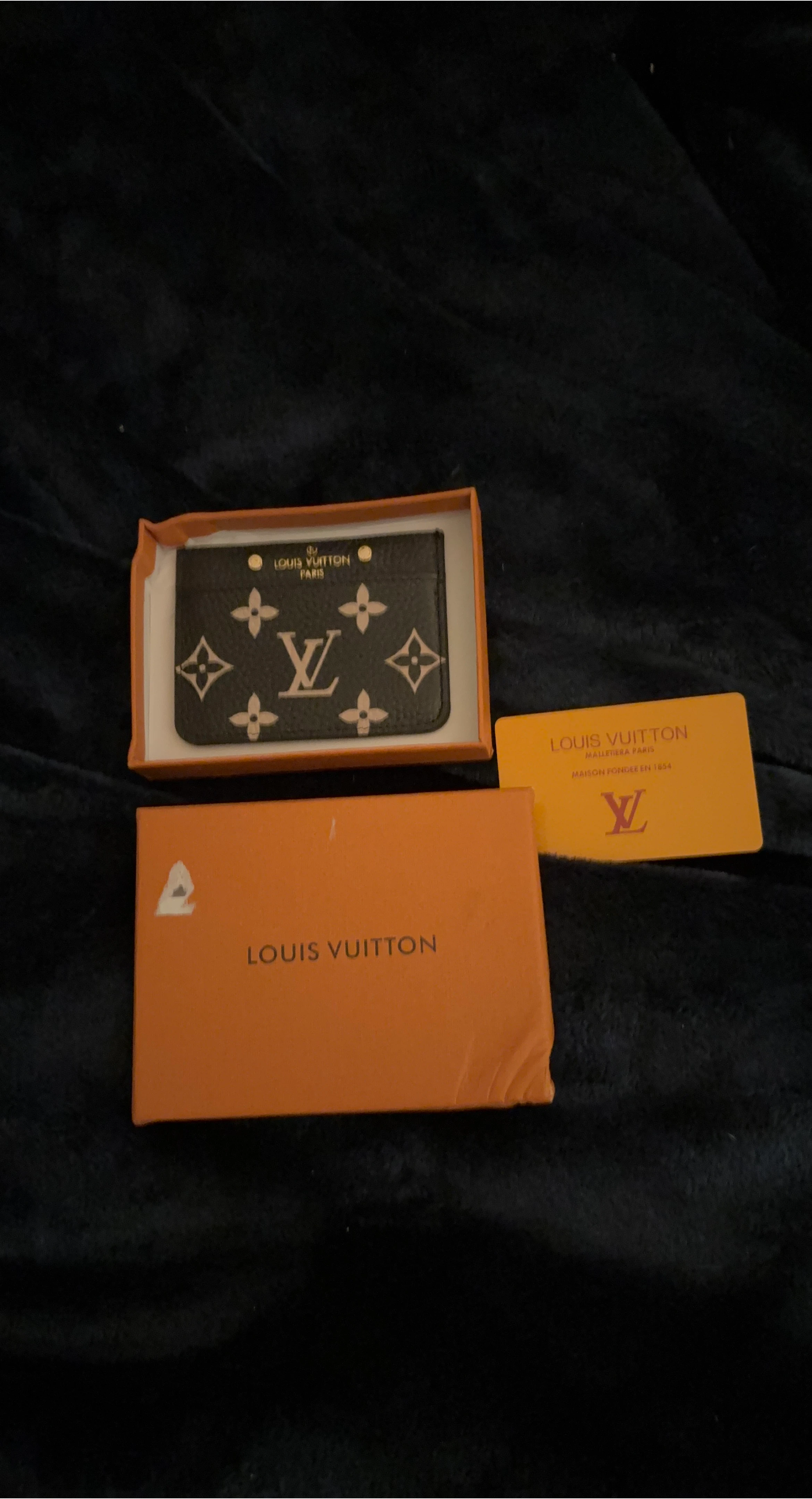 Inspired Louis Vuitton Card Holder with Box thumbnail