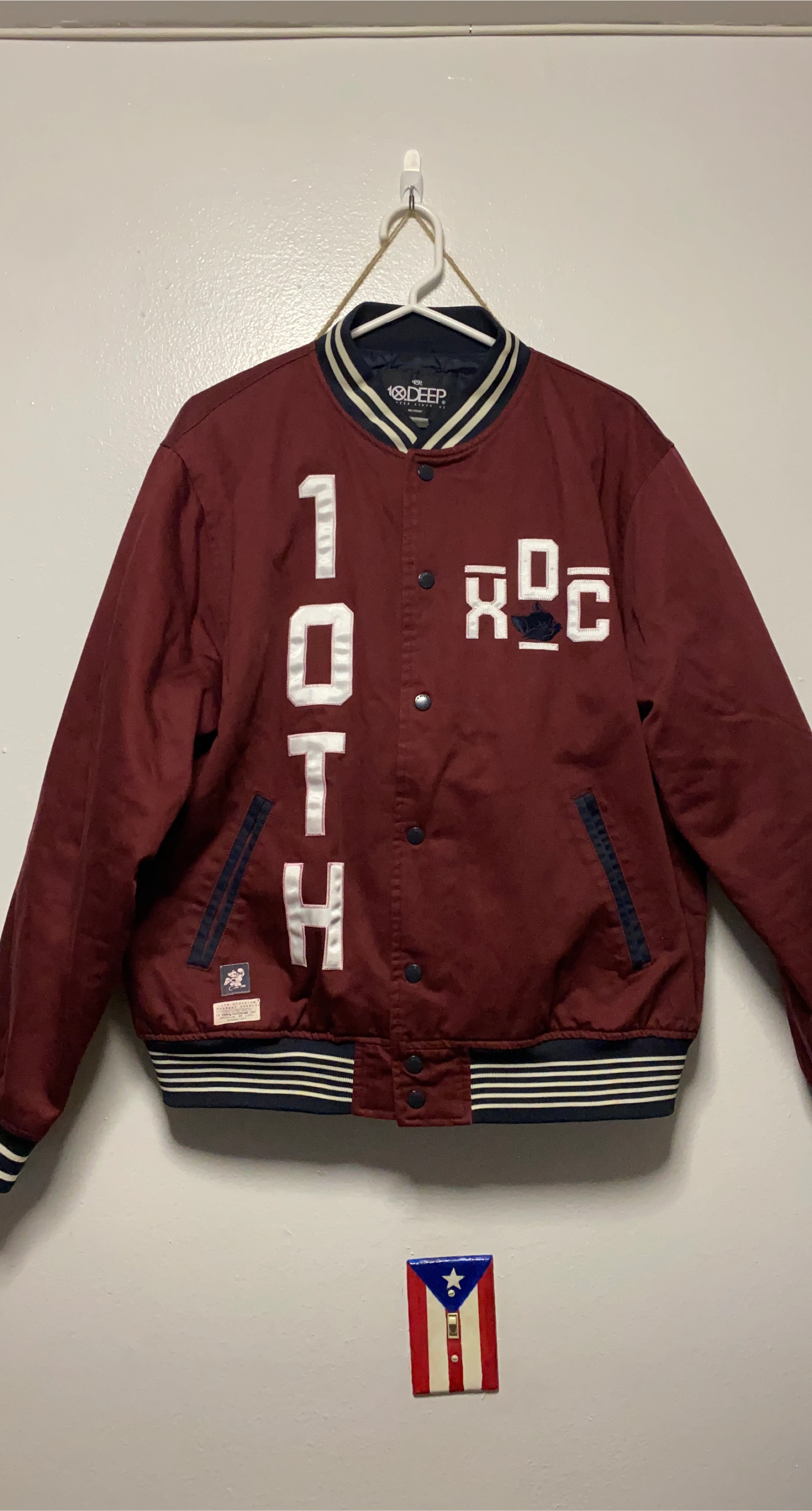 10 Deep Maroon X-Large Jacket thumbnail
