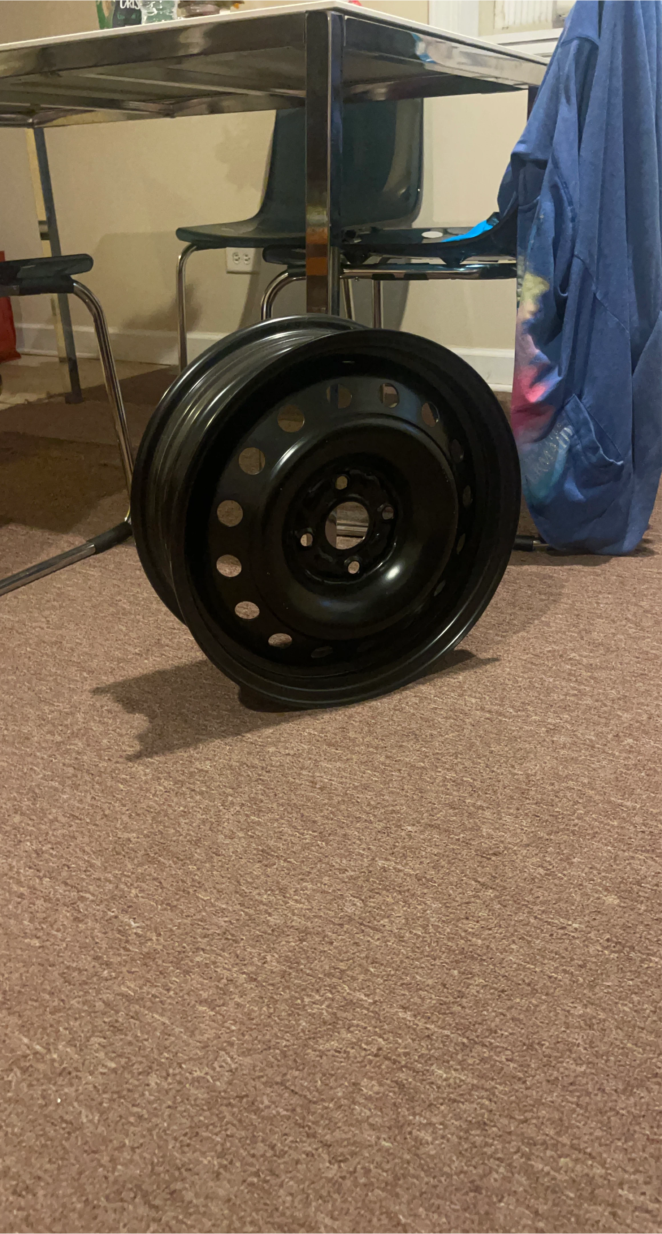Black Steel Wheel Rim