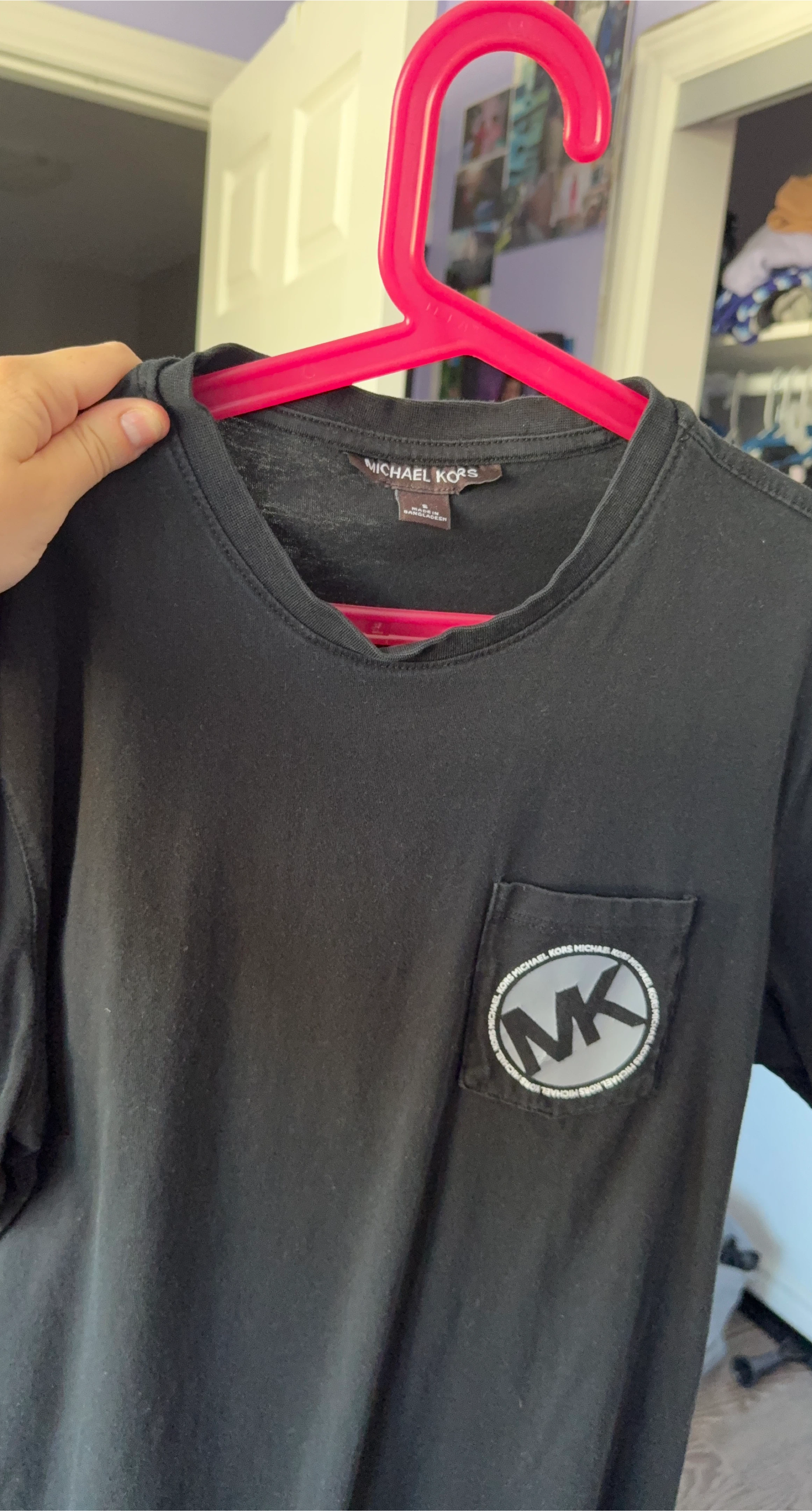 Michael Kors Black T-Shirt - Size S