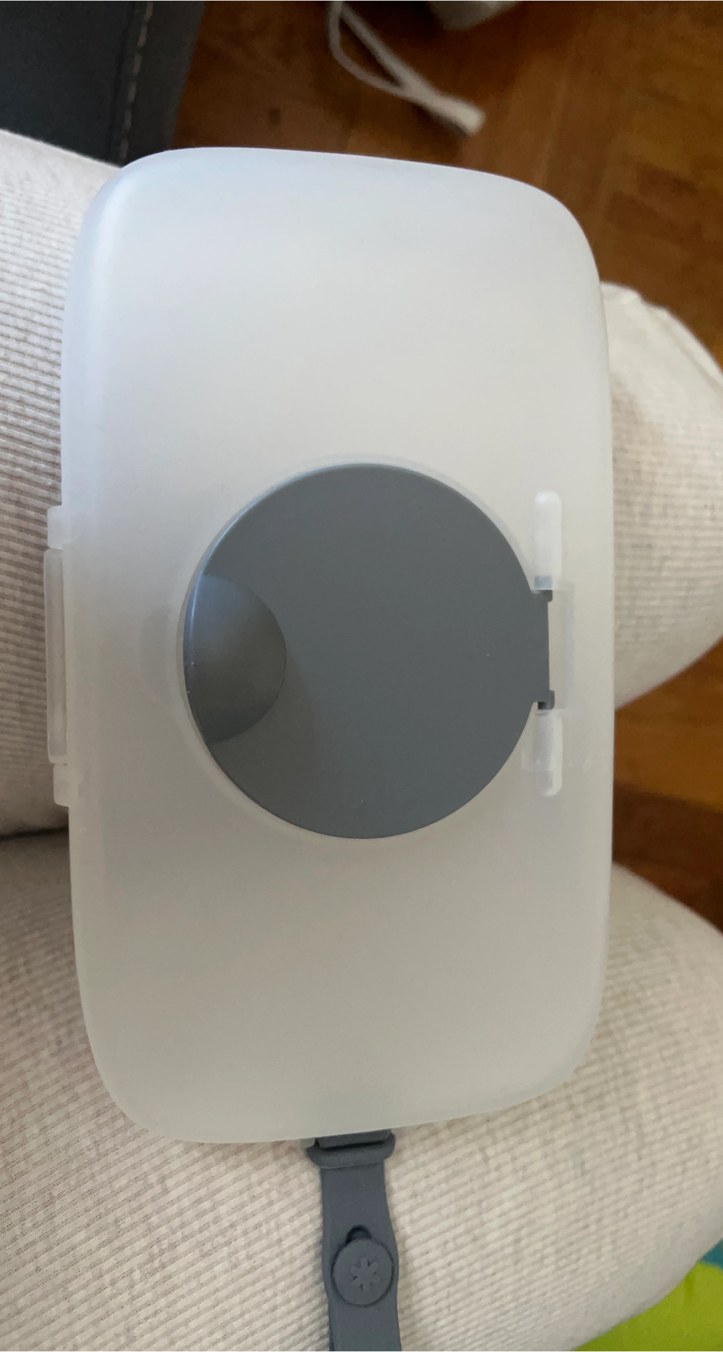 White & Gray Baby Wipe Dispenser thumbnail