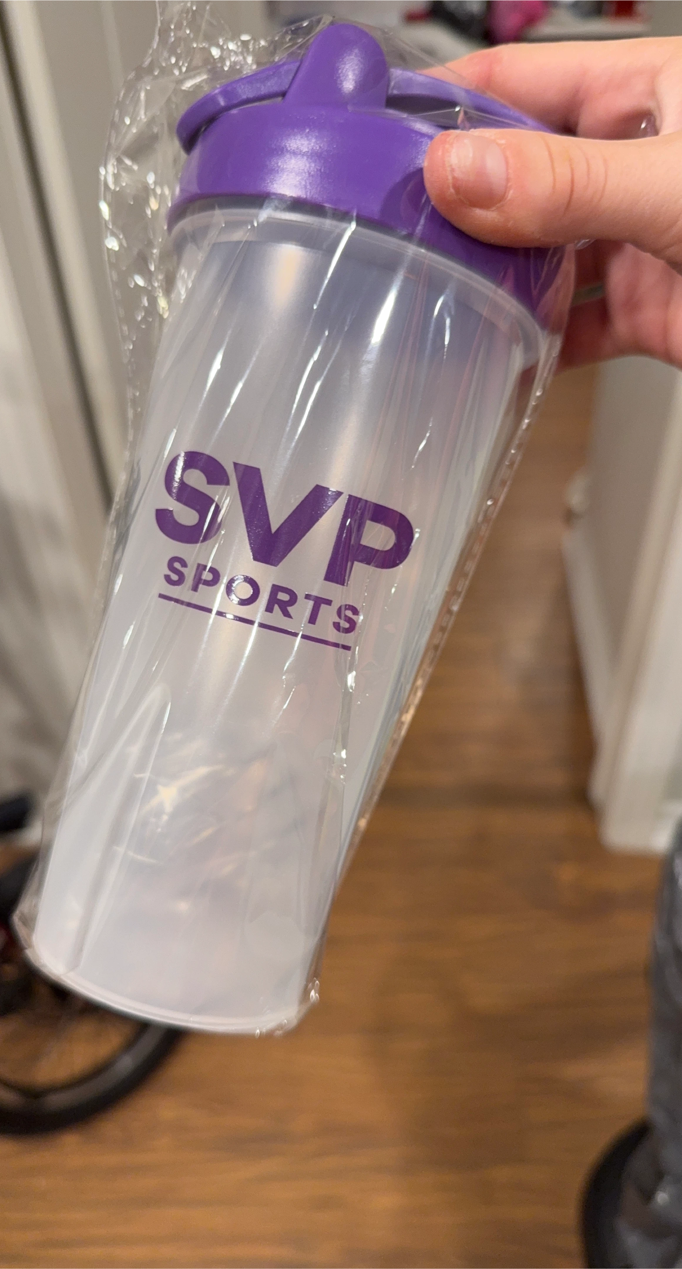 SVP Sports Purple Shaker Bottle