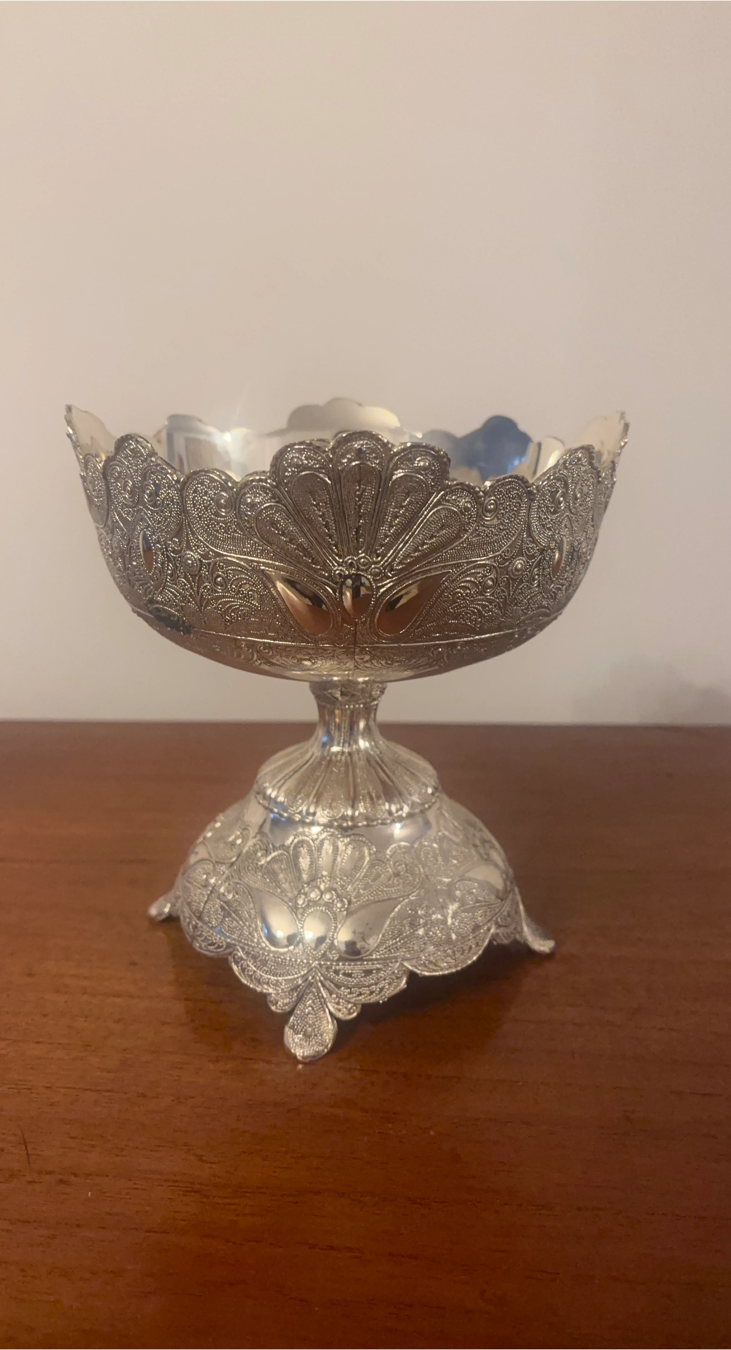 Silver Plated Decorative Bowl thumbnail