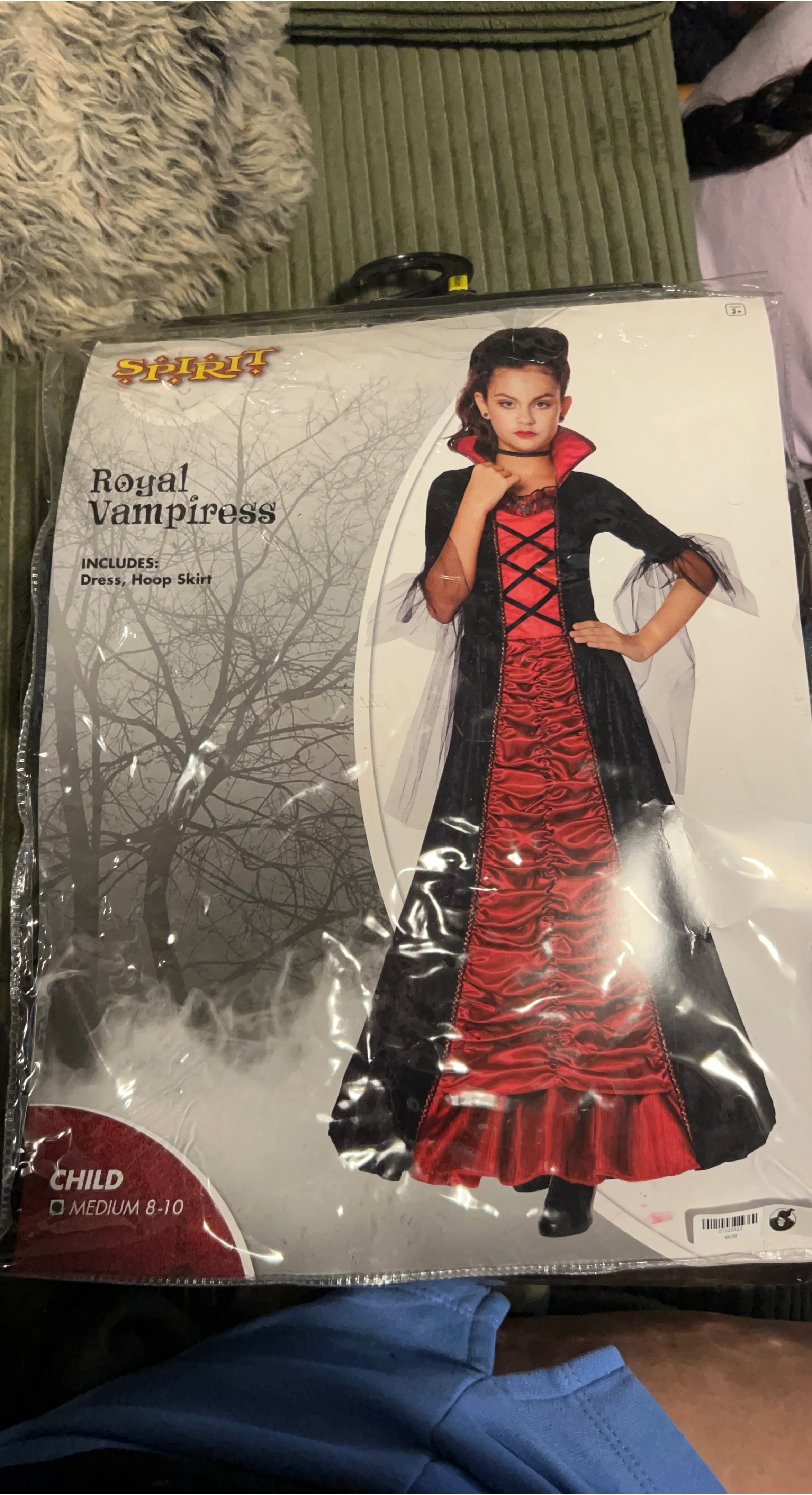 Spirit Halloween Royal Vampiress Costume - Child Medium (8-10) thumbnail