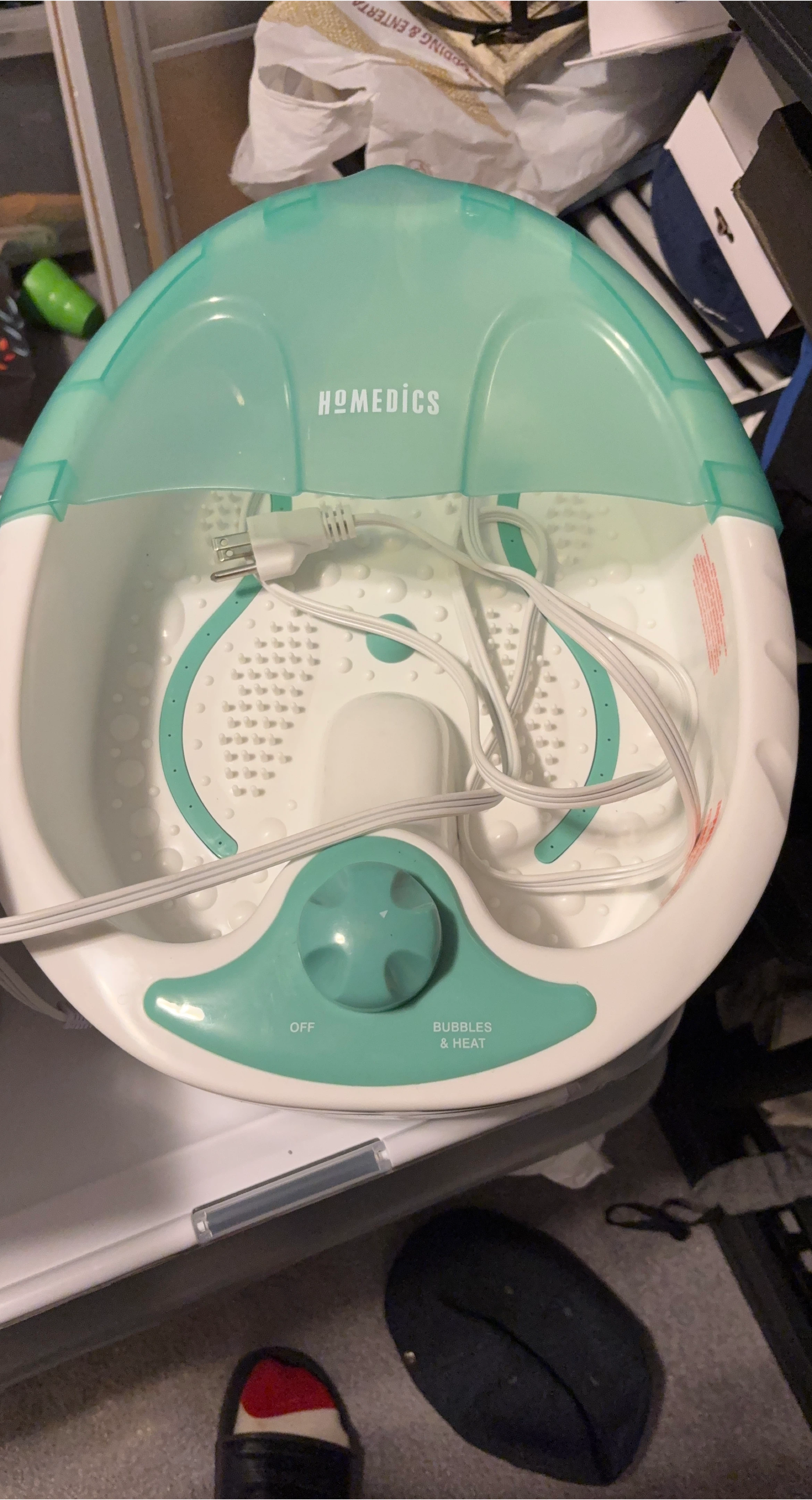 HoMedics Bubble Mate Foot Spa