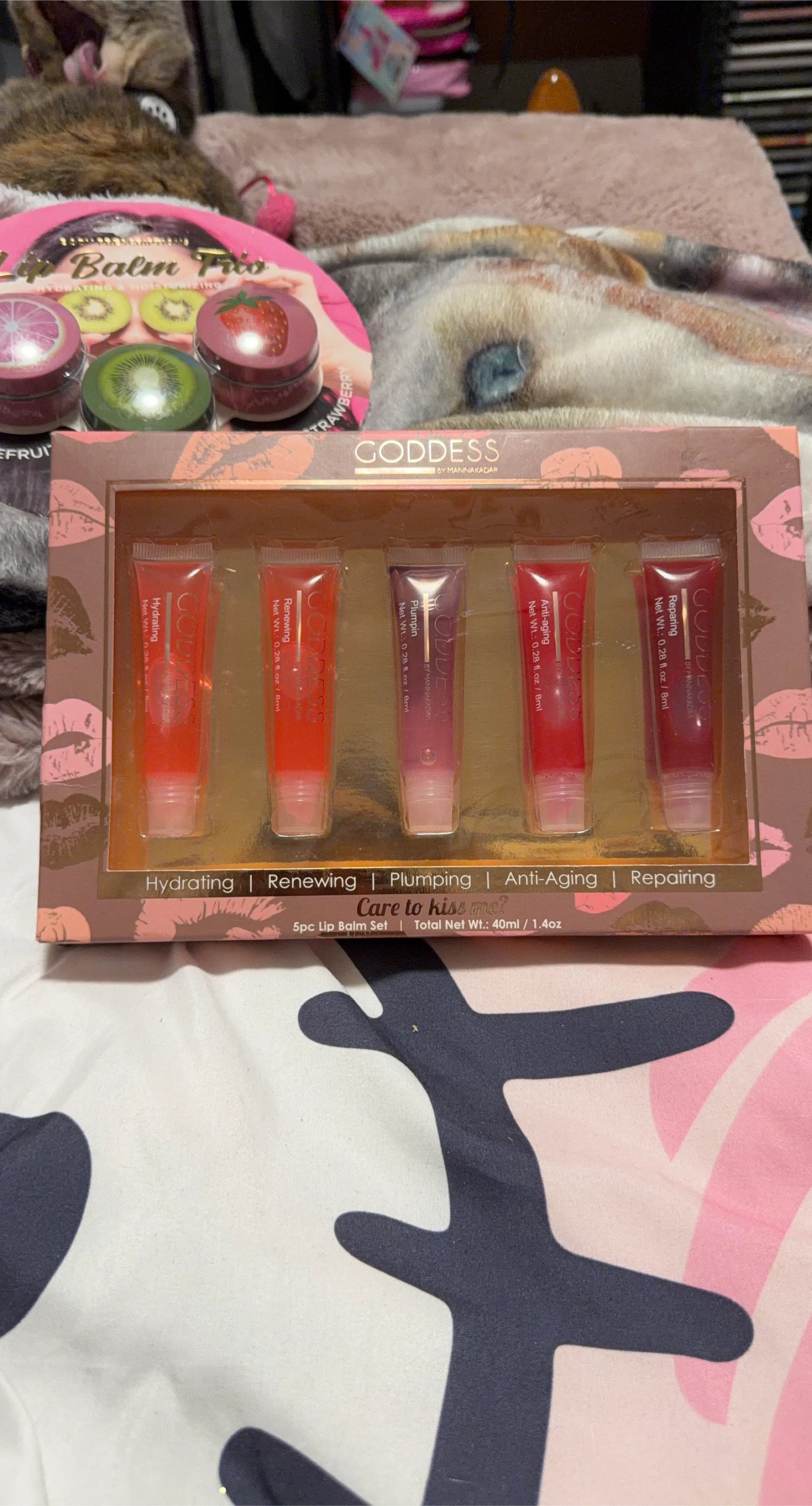 Goddess by Mannakadar 5pc Lip Balm Set - New