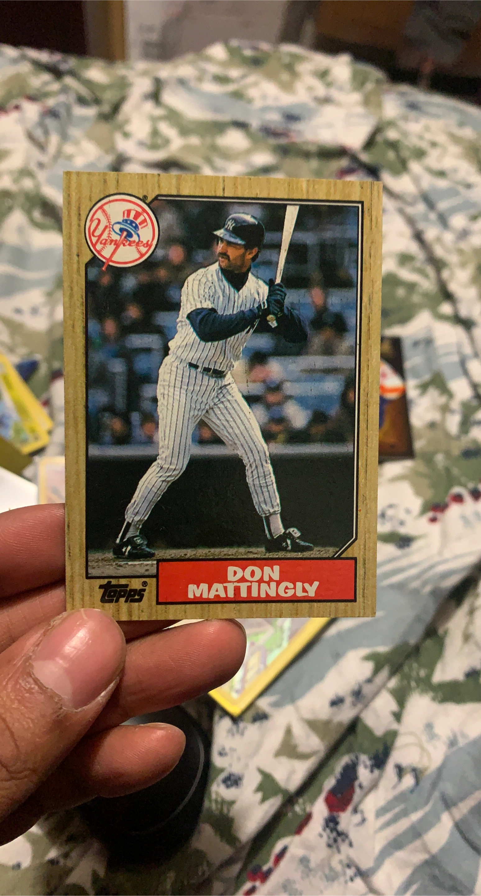 Topps Don Mattingly Baseball Card thumbnail