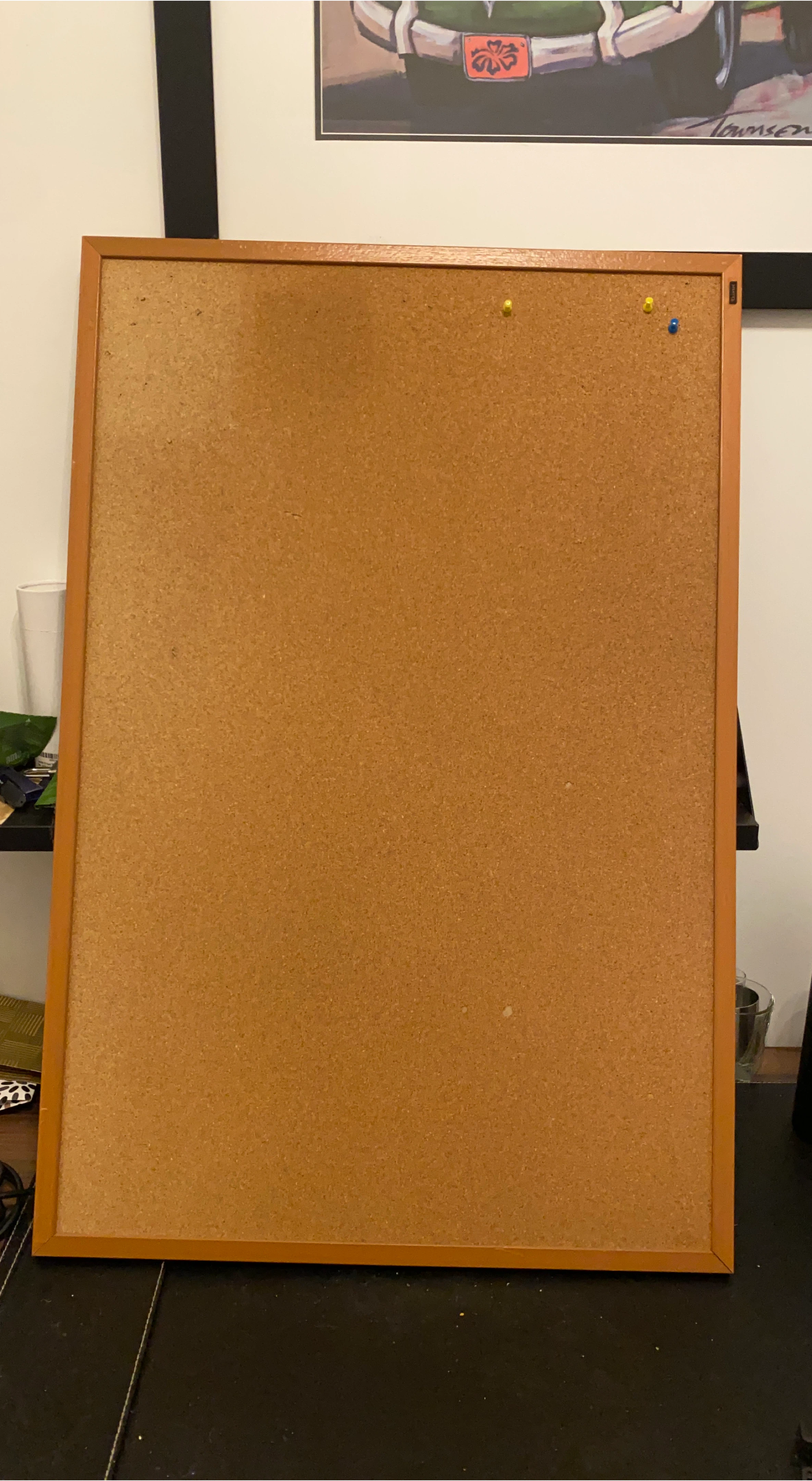 Cork Board with Wooden Frame thumbnail