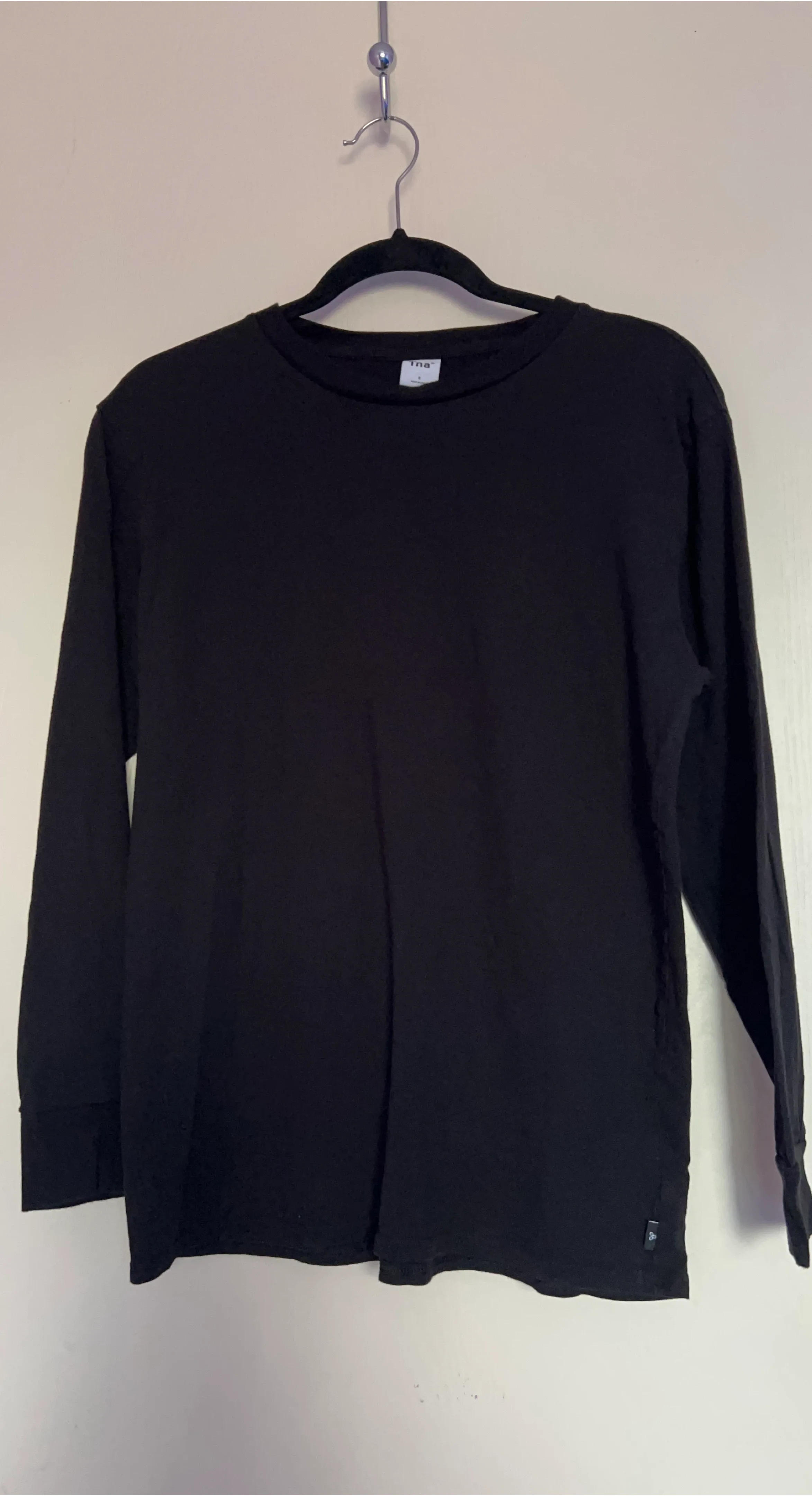 TNA Black Long Sleeve Top - Size S