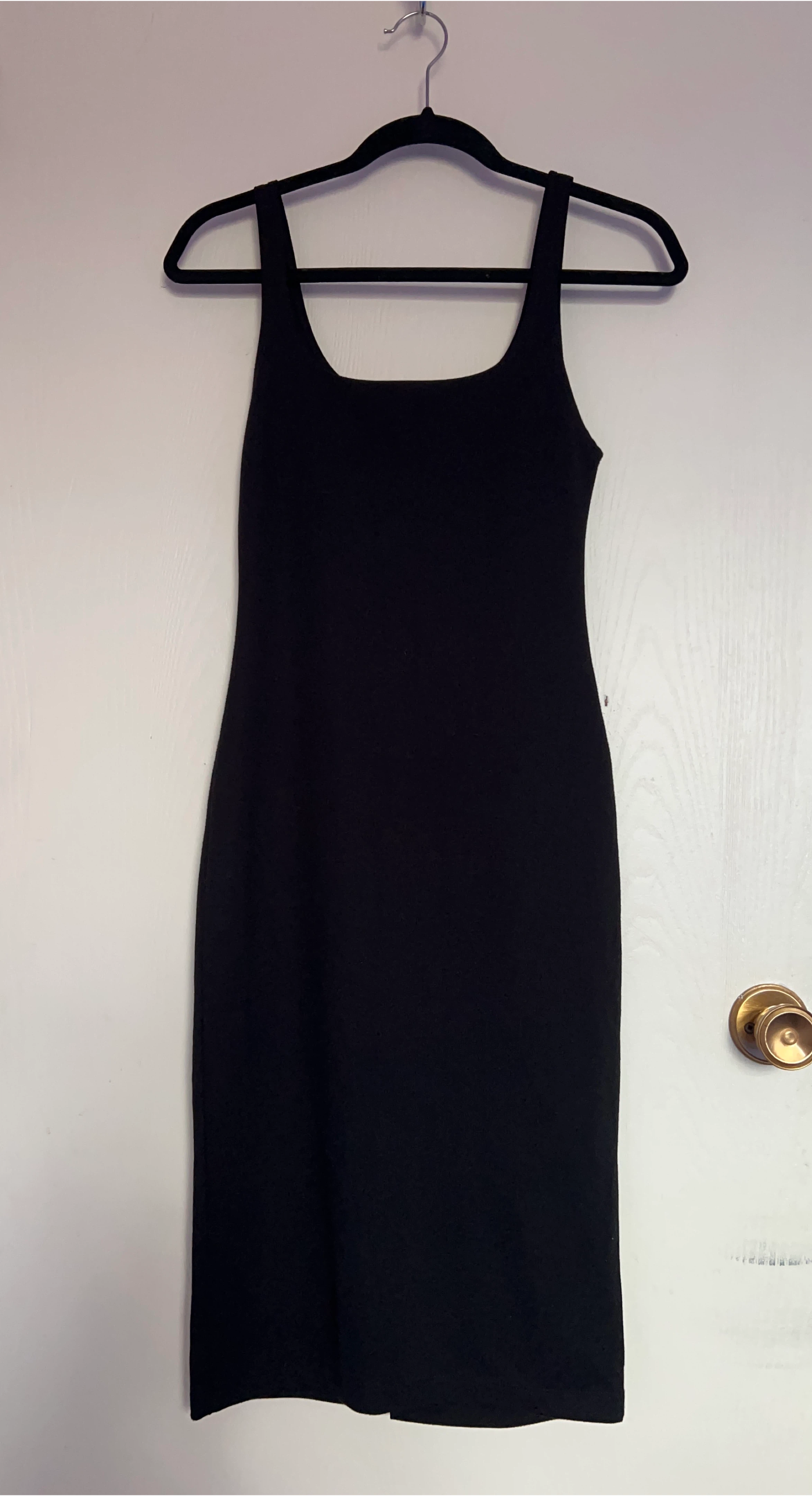 Zara Black Tank Dress - Size medium