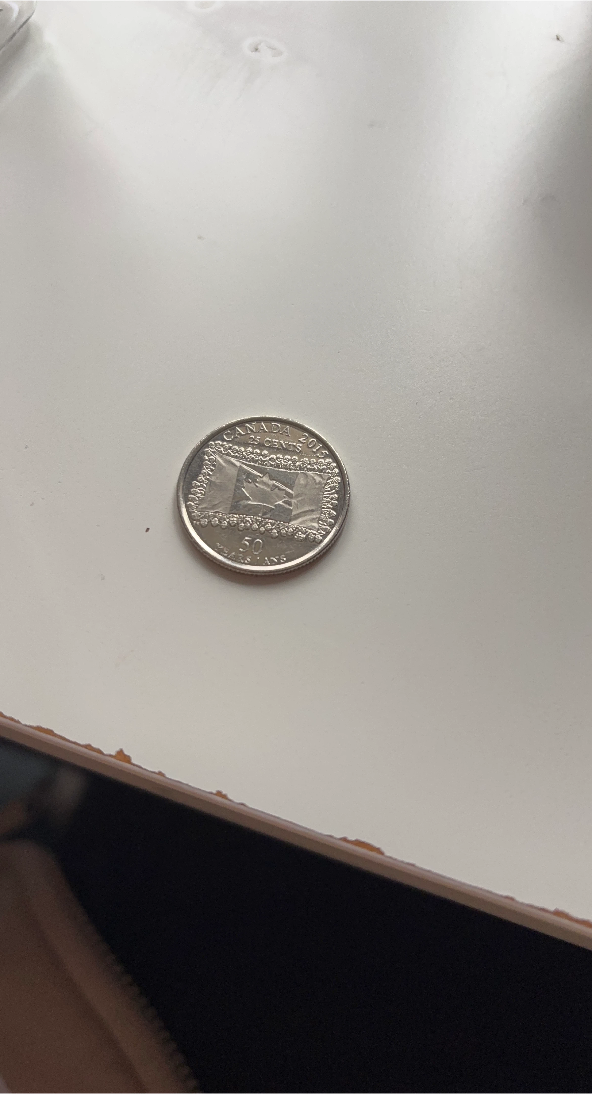 Canada 2015 25 Cents 50 Years Coin