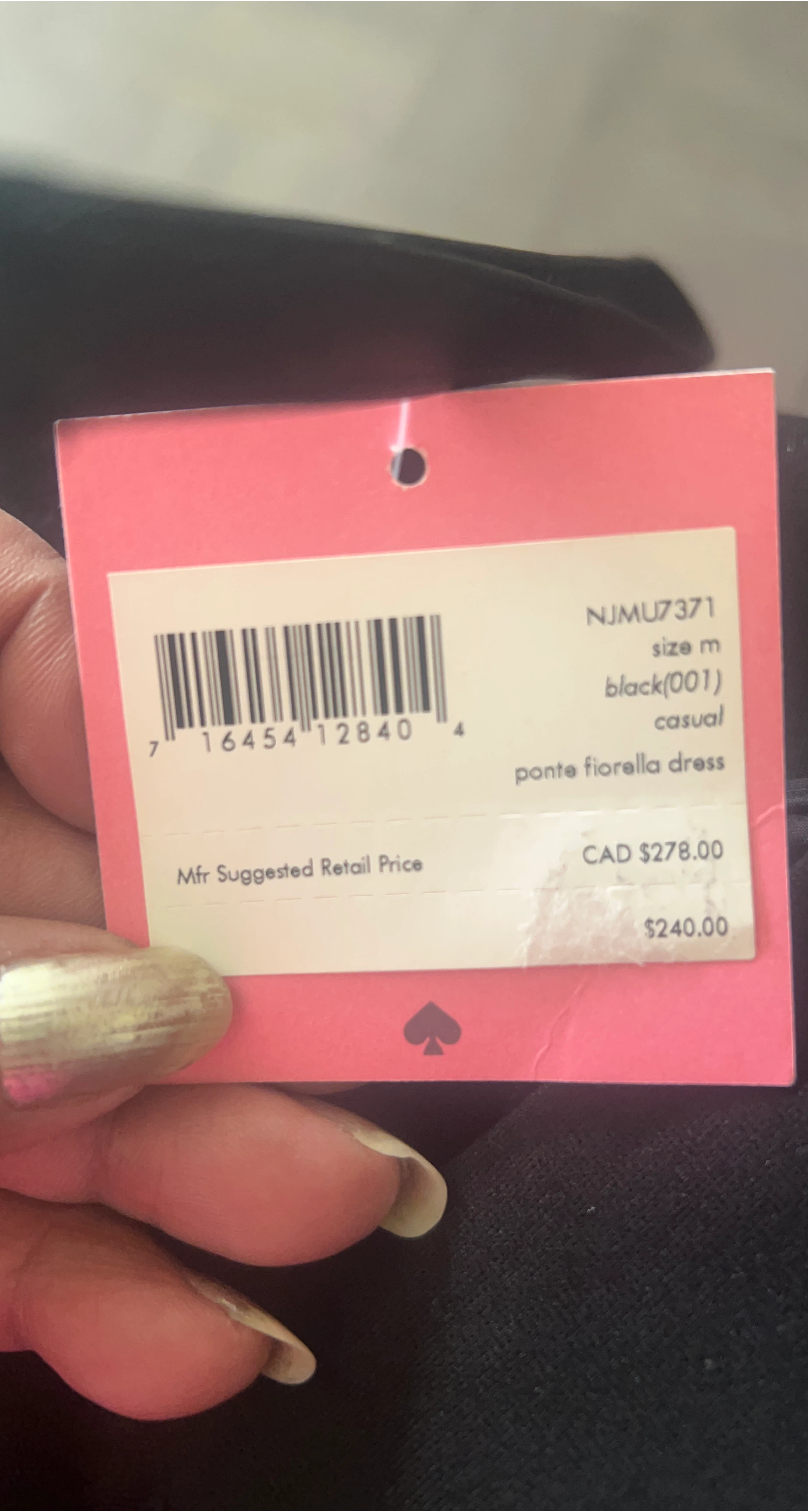 Kate Spade Ponte Fiorella Dress - Size M thumbnail